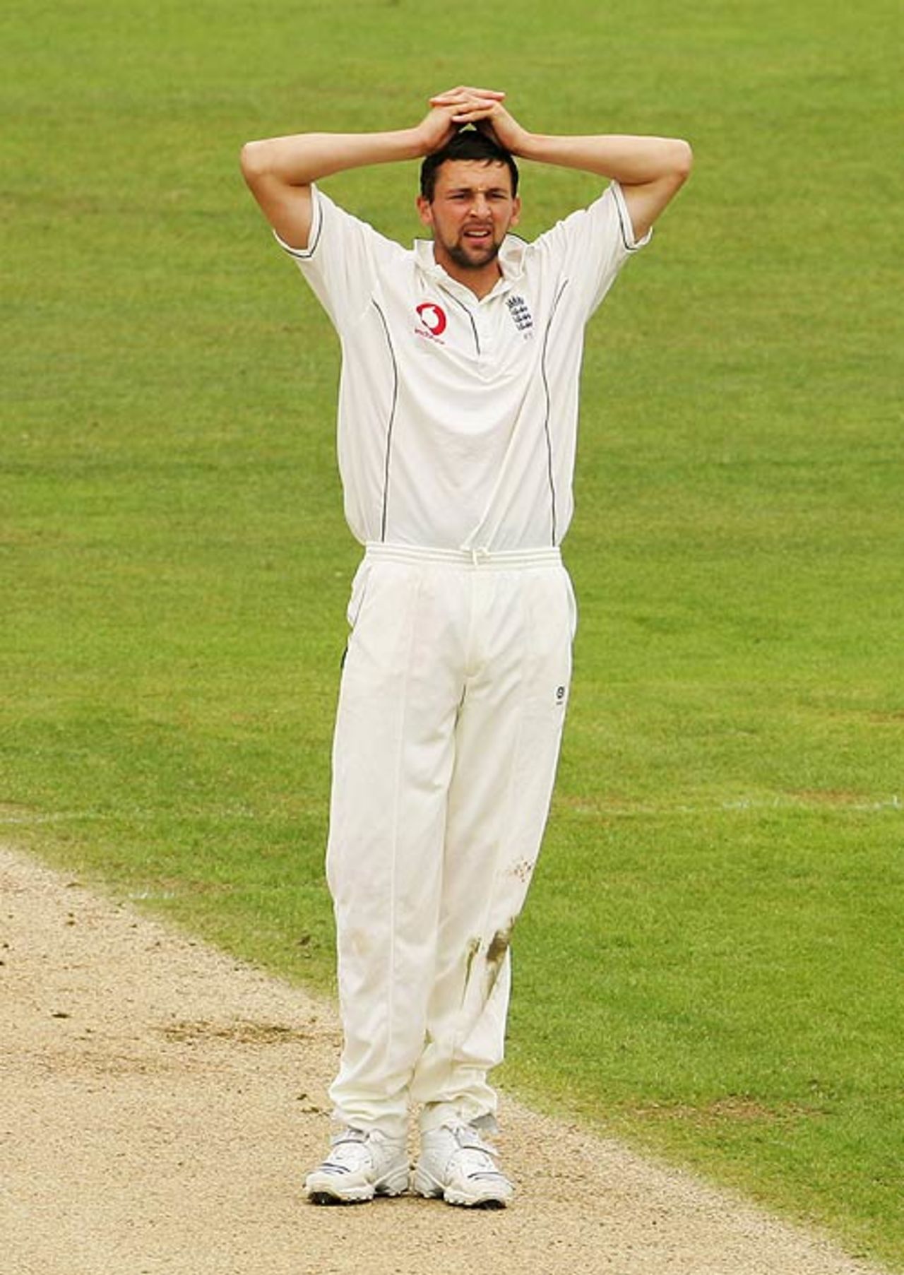 Steve Harmison endured a frustrating morning, England v West Indies, 4th Test, Chester-le-Street, June 18, 2007