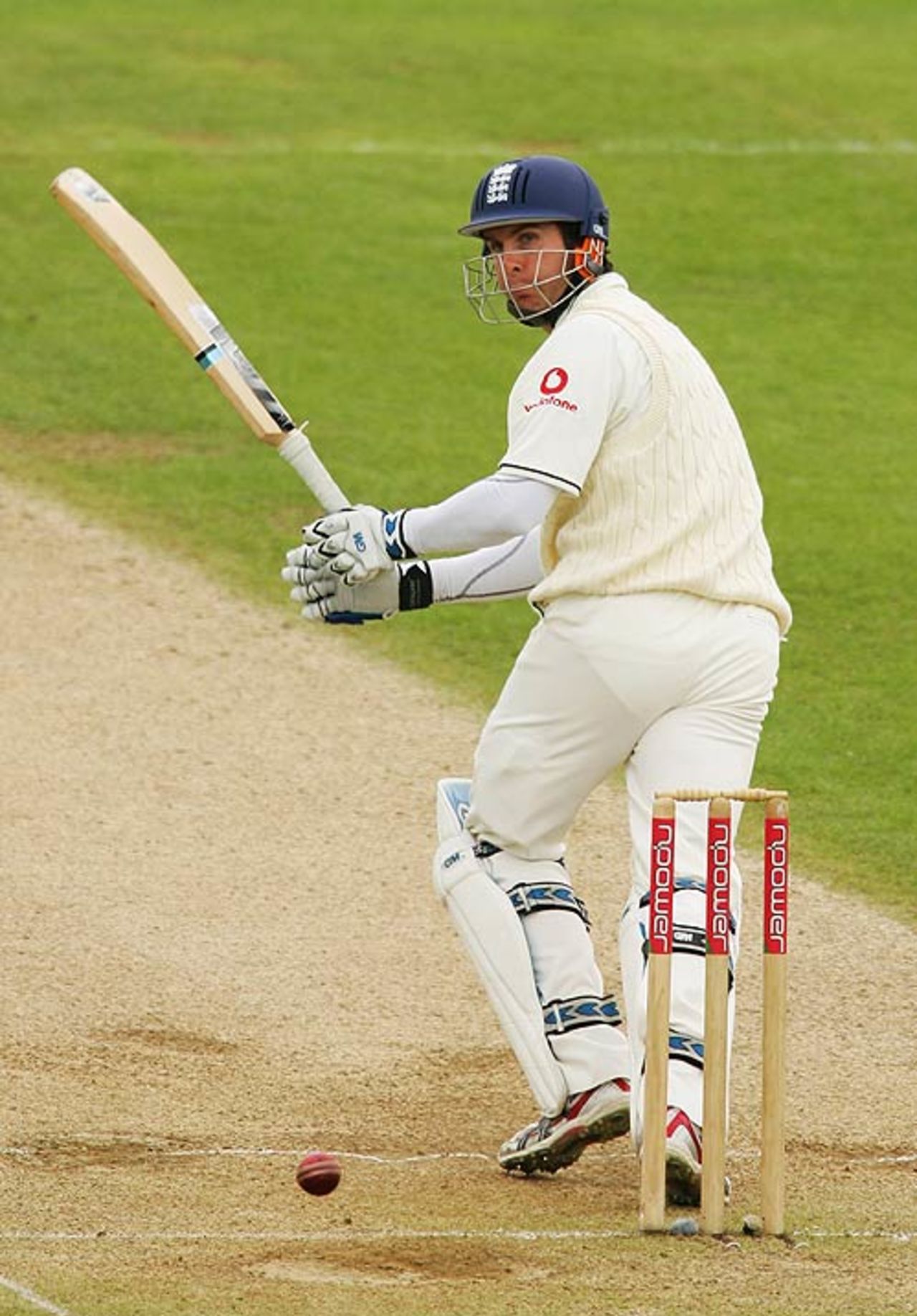 Michael Vaughan finished unbeaten on 48, England v West Indies, 4th Test, Chester-le-Street, June 19, 2007