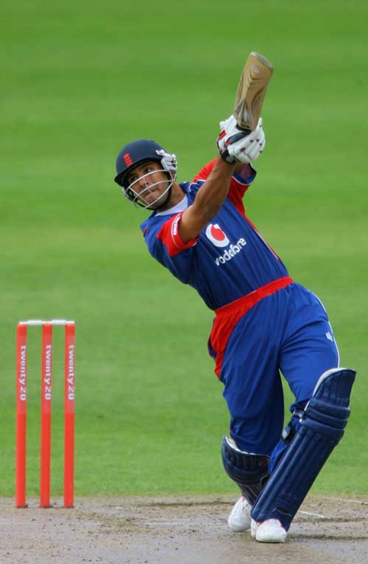 Vikram Solanki opens his shoulders during a 26-ball 38, England Lions v West Indians, New Road, June 21, 2007