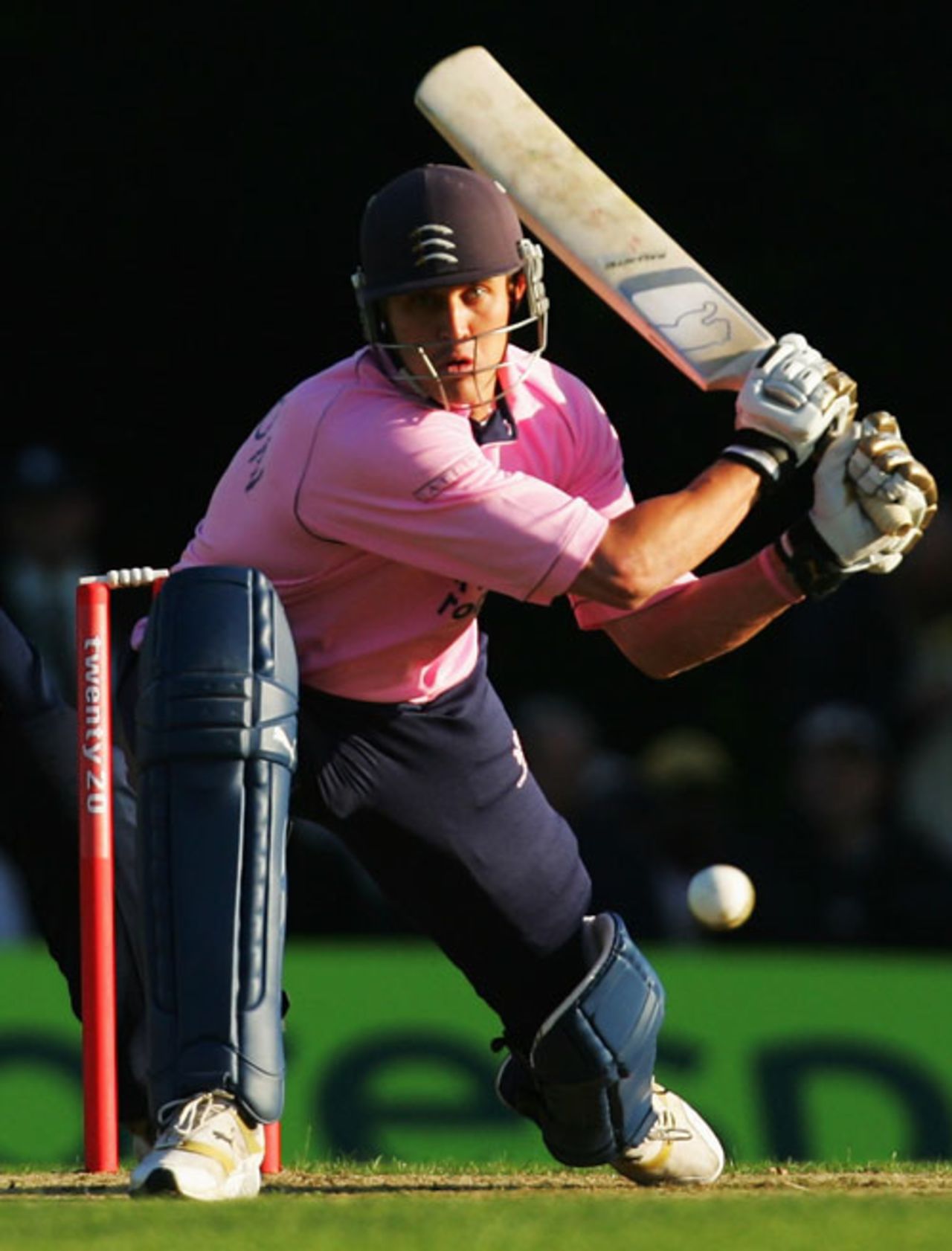 Nick Compton reverse sweeps, Middlesex v Hampshire, Twenty20 Cup, Southgate, June 25, 2007