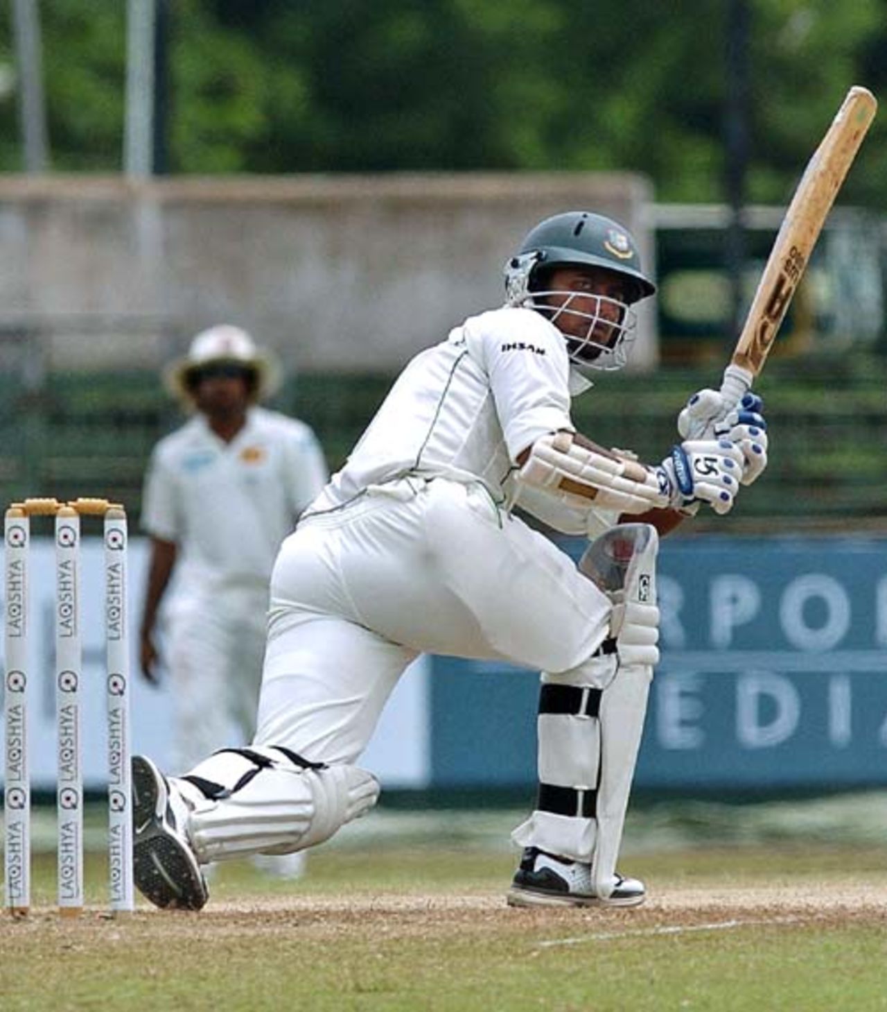 Shahriar Nafees finds his touch with a flick down to fine leg, Sri Lanka v Bangladesh, 1st Test, Colombo (SSC), 3rd day, June 27, 2007