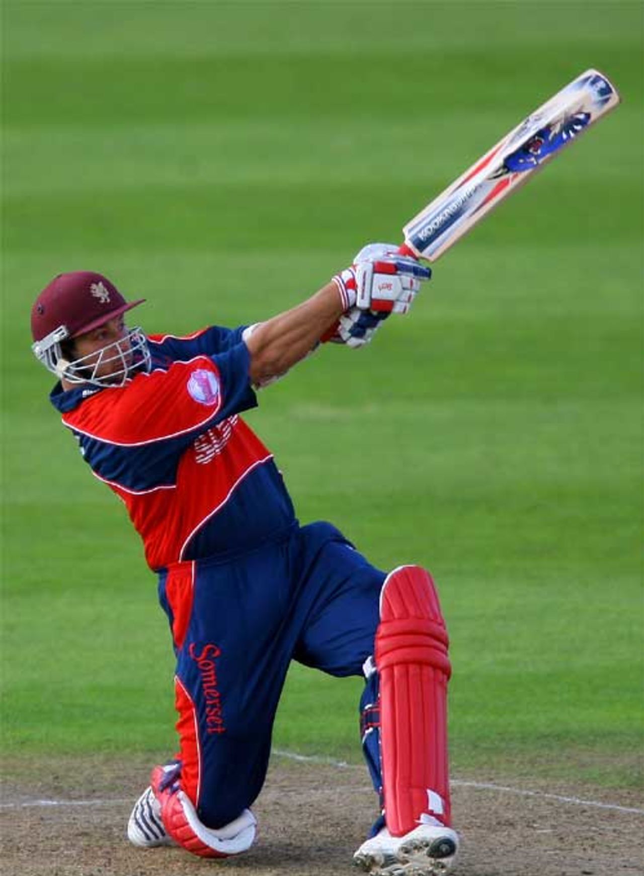Peter Trego hit out to topscore with 35, but his lone hand wasn't enough, Somerset v Gloucestershire, Twenty20 Cup, Taunton, June 27, 2007