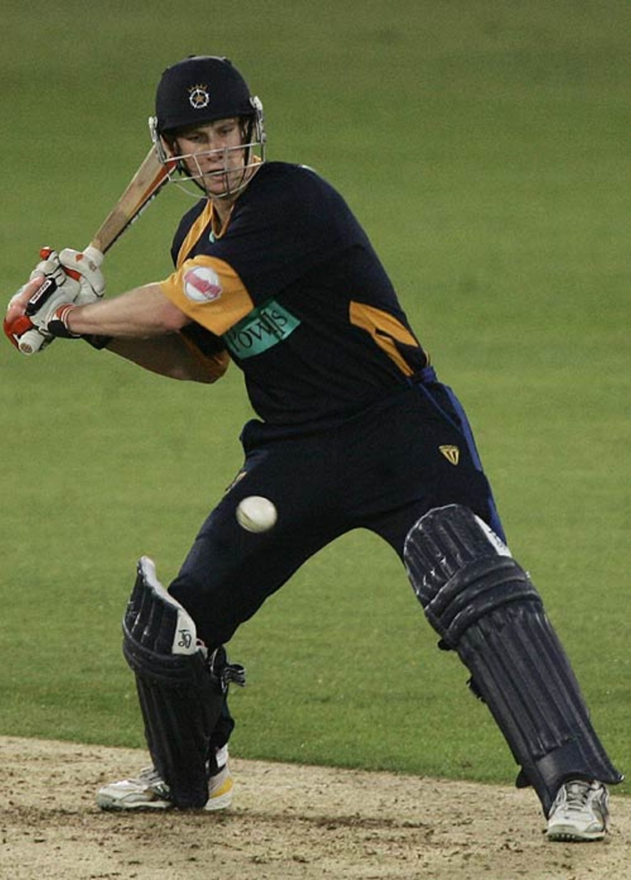 Adam Voges prepares to hammer another delivery on his way to 66 from 47 balls, Hampshire v Sussex, Twenty20 Cup, Southampton, June 27, 2007