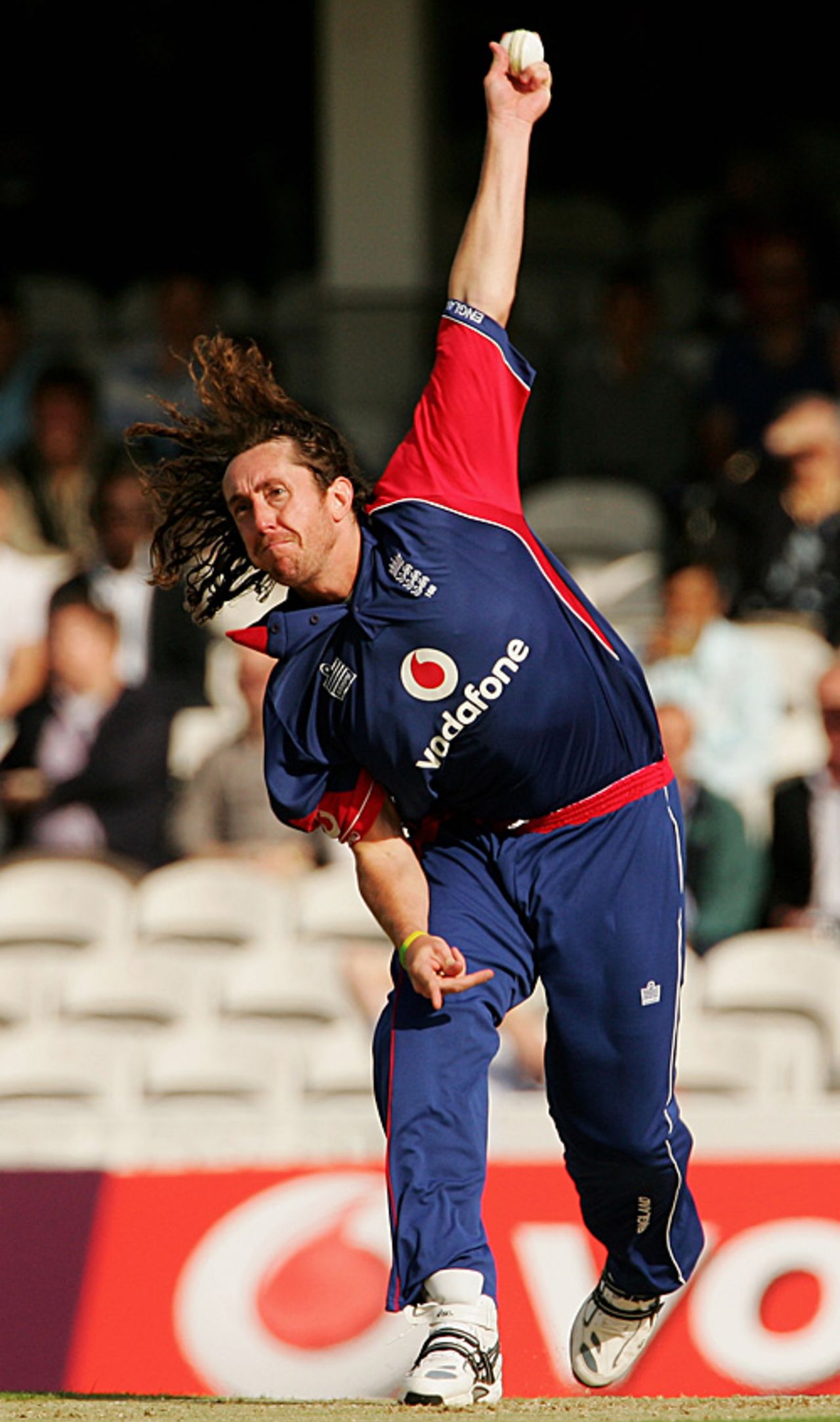 Ryan Sidebottom roars into bowl, England v West Indies, Twenty20, The Oval, June 28, 2007
