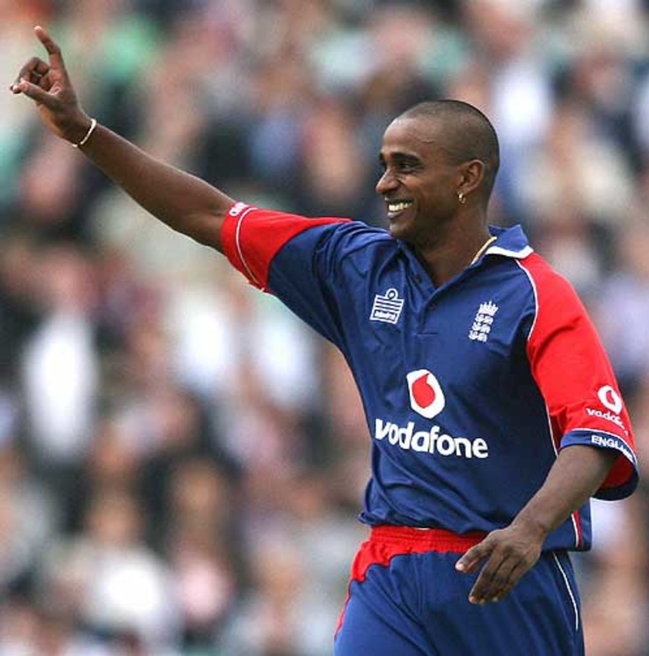 Dimitri Mascarenhas took two wickets (and two catches) on his international debut, England v West Indies, Twenty20, The Oval, June 28, 2007