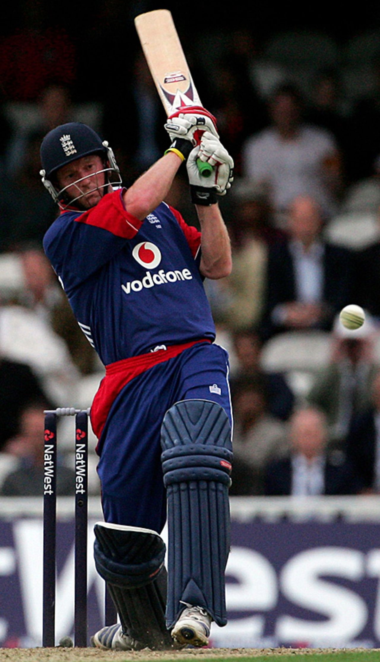 Paul Collingwood hammers one through the leg side, England v West Indies, Twenty20, The Oval, June 28, 2007