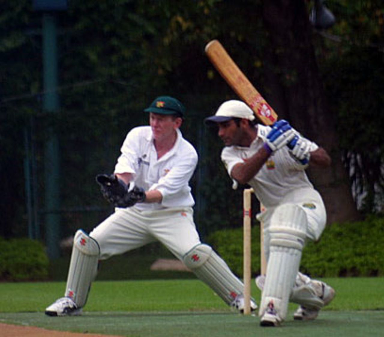 Imran idrees batting at KCC, 22.09.2002