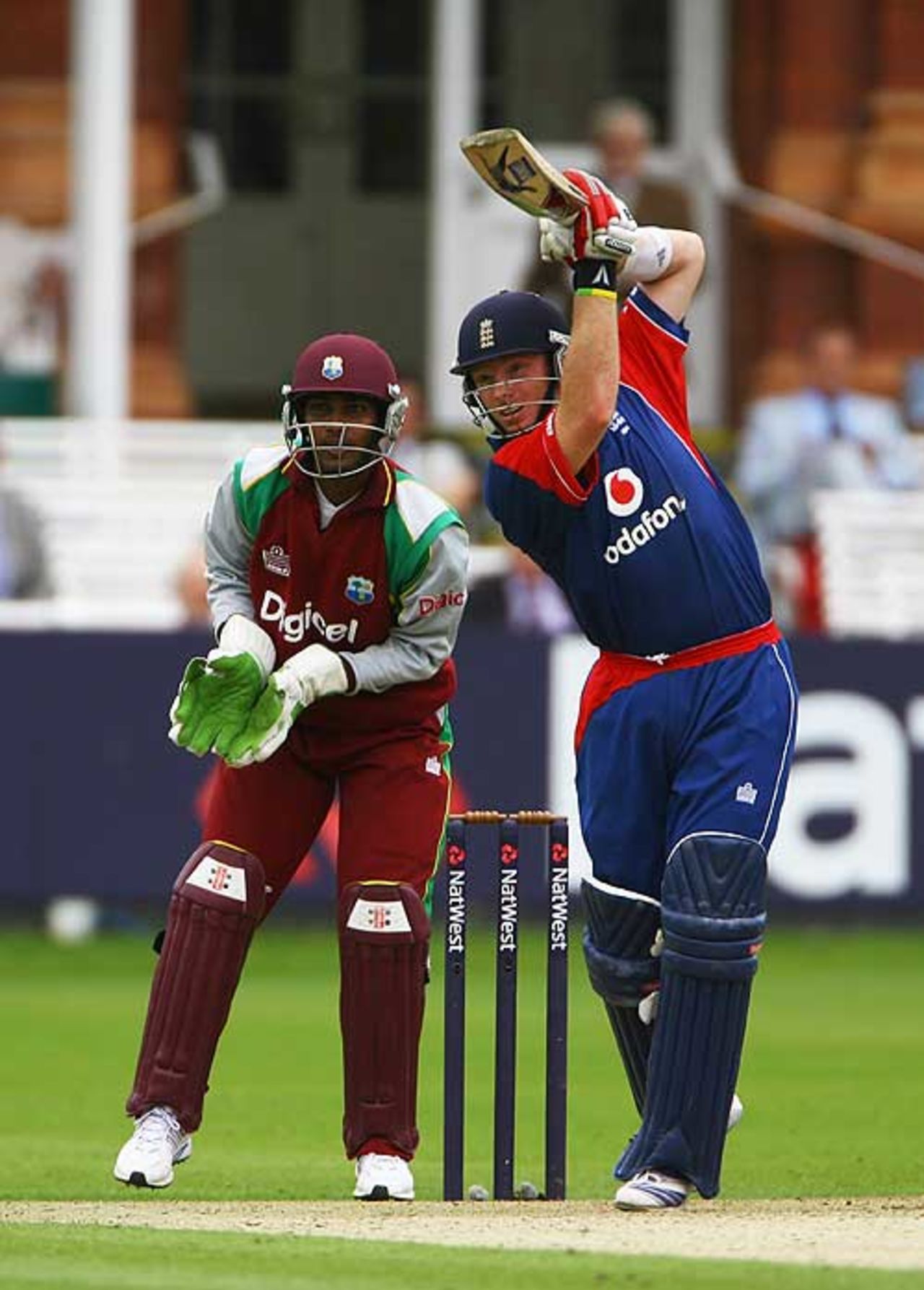 Ian Bell drives through the covers during his innings of 56, England v West Indies, 1st ODI, Lord's, July 1, 2007