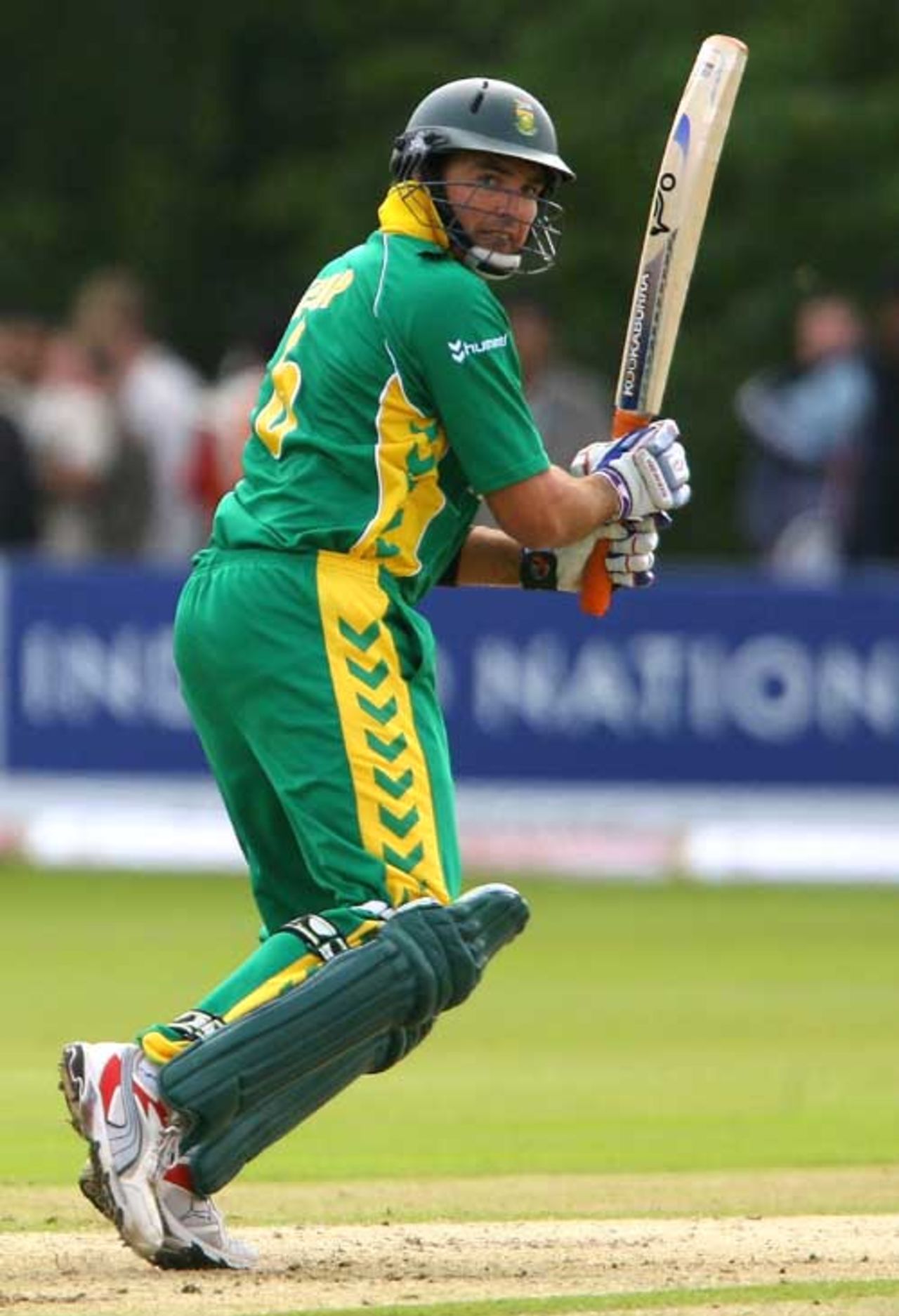 Justin Kemp glances one down the off side, India v South Africa, 3rd ODI, Belfast, July 1, 2007
