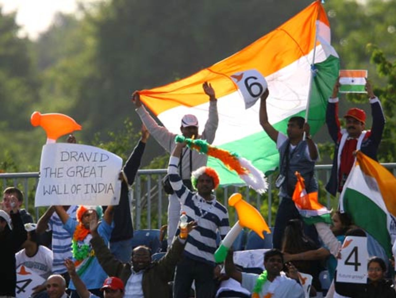 Indian fans who showed up in large numbers at Stormont weren't disappointed, India v South Africa, 3rd ODI, Belfast, July 1, 2007