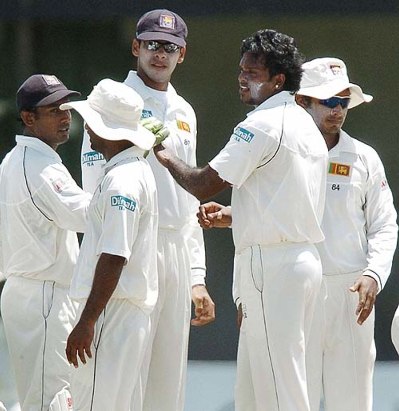 Dilhara Fernando celebrates after dismissing Mashrafe Mortaza, Sri Lanka v Bangladesh, 2nd Test, P Saravanamuttu Stadium, Colombo, 1st day, July 3, 2007