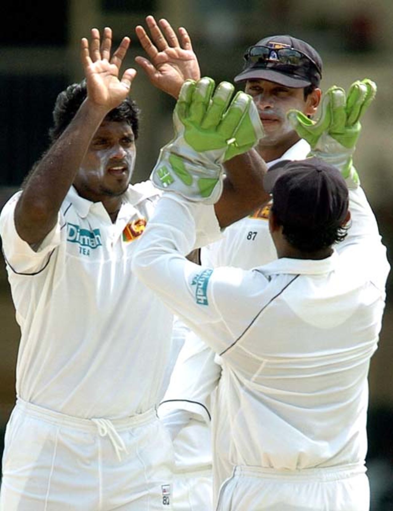 Dilhara Fernando struck early to remove Habibul Bashar, Sri Lanka v Bangladesh, 2nd Test, 3rd day, Colombo, July 5, 2007