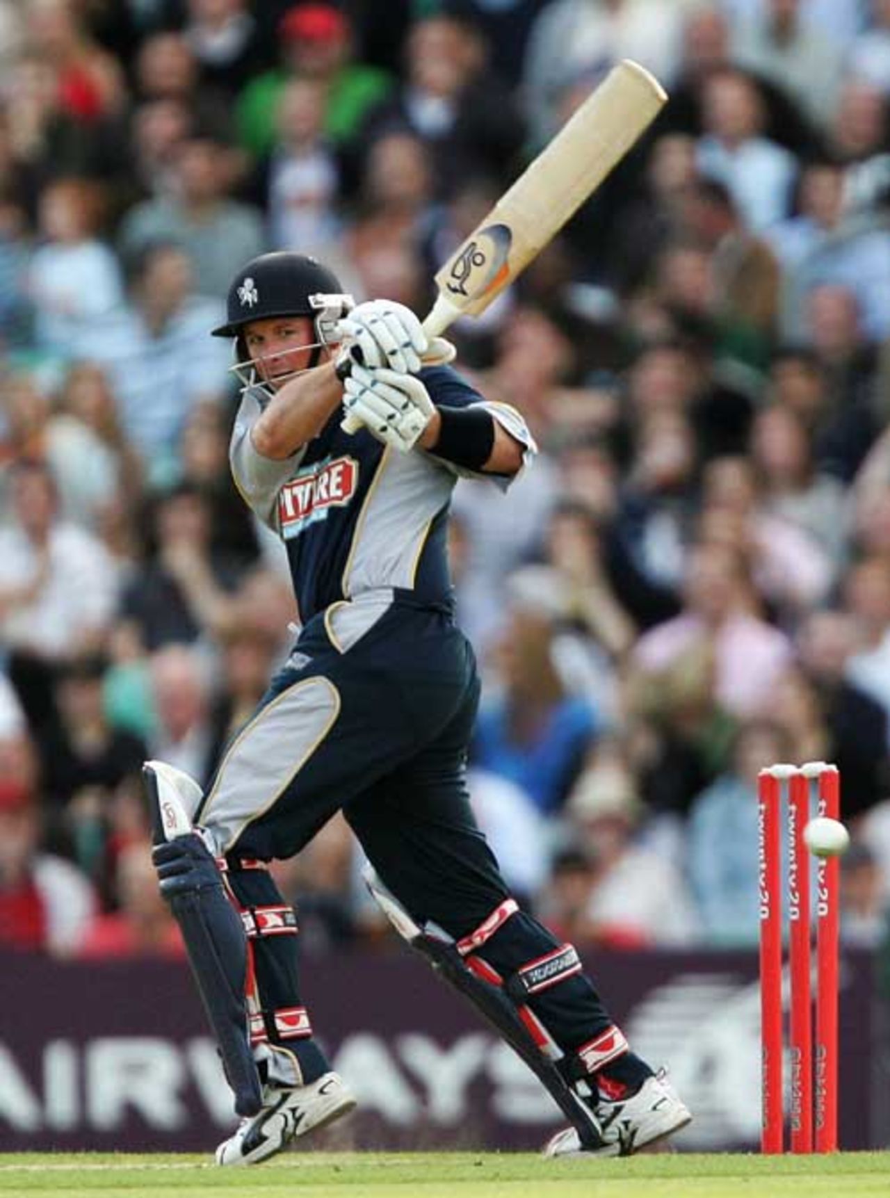 Darren Stevens top-scored with an unbeaten 46 in Kent's chase against Surrey, The Oval, July 6, 2007