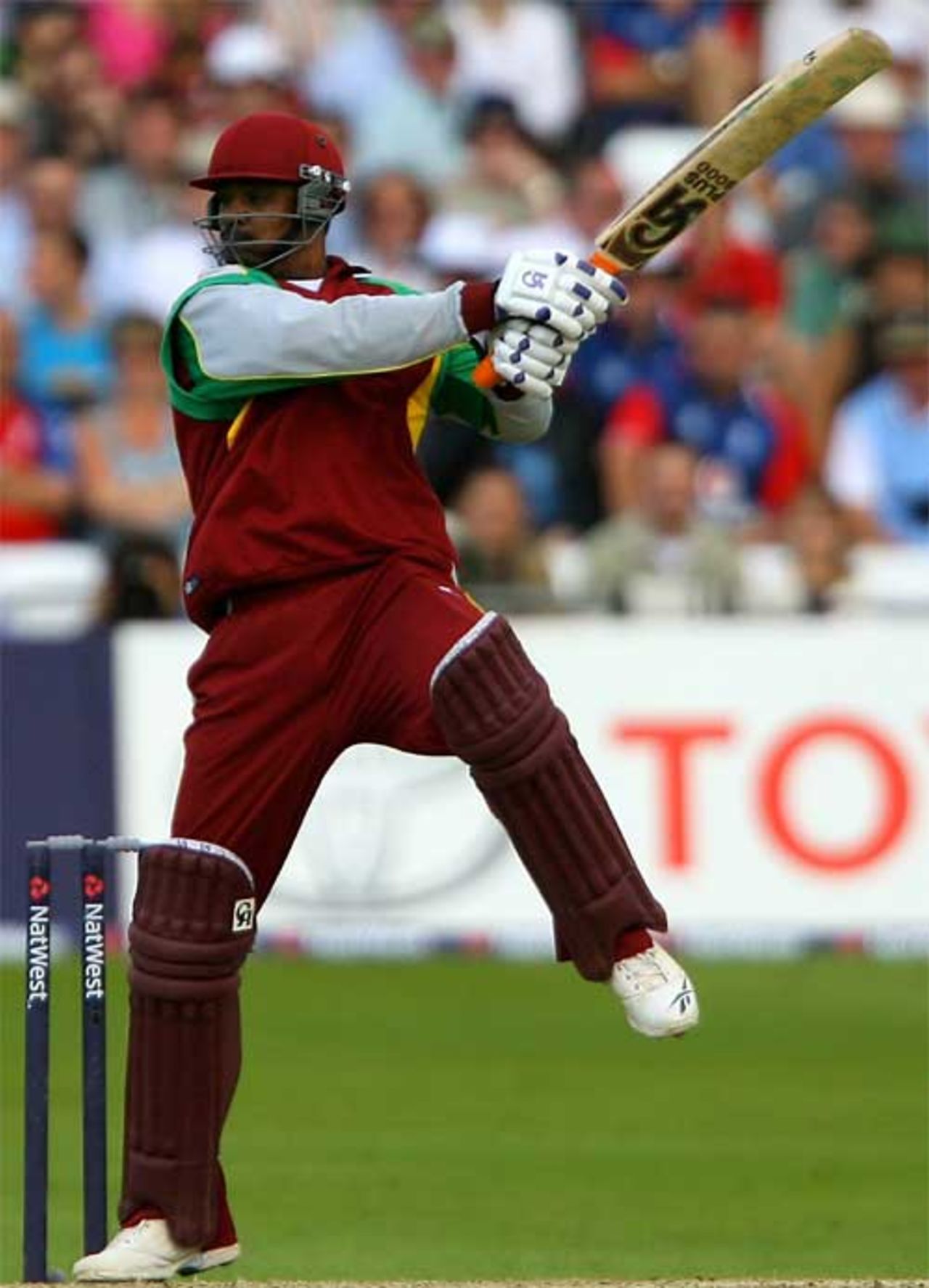 Runako Morton helped West Indies set a competitive total, England v West Indies, 3rd ODI, Trent Bridge, July 7, 2007