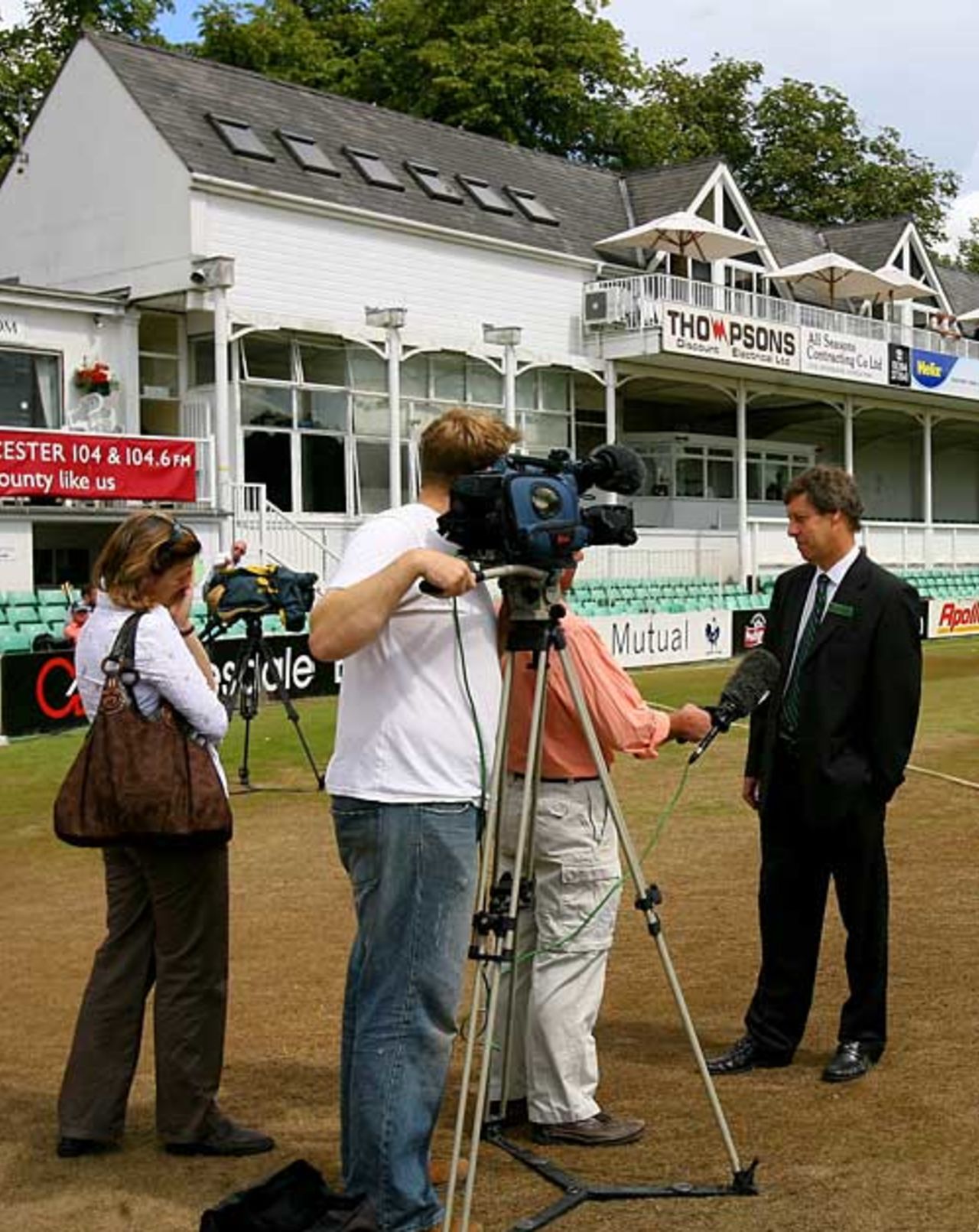 Mark Newton answers more questions about conditions at New Road, Worcestershire v Kent, County Championship, New Road, July 9, 2007