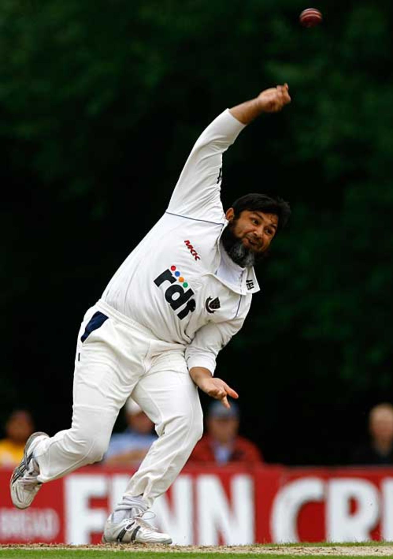Mushtaq Ahmed was in the wickets early at Horsham, Sussex v Durham, County Championship, Horsham, July 13, 2007