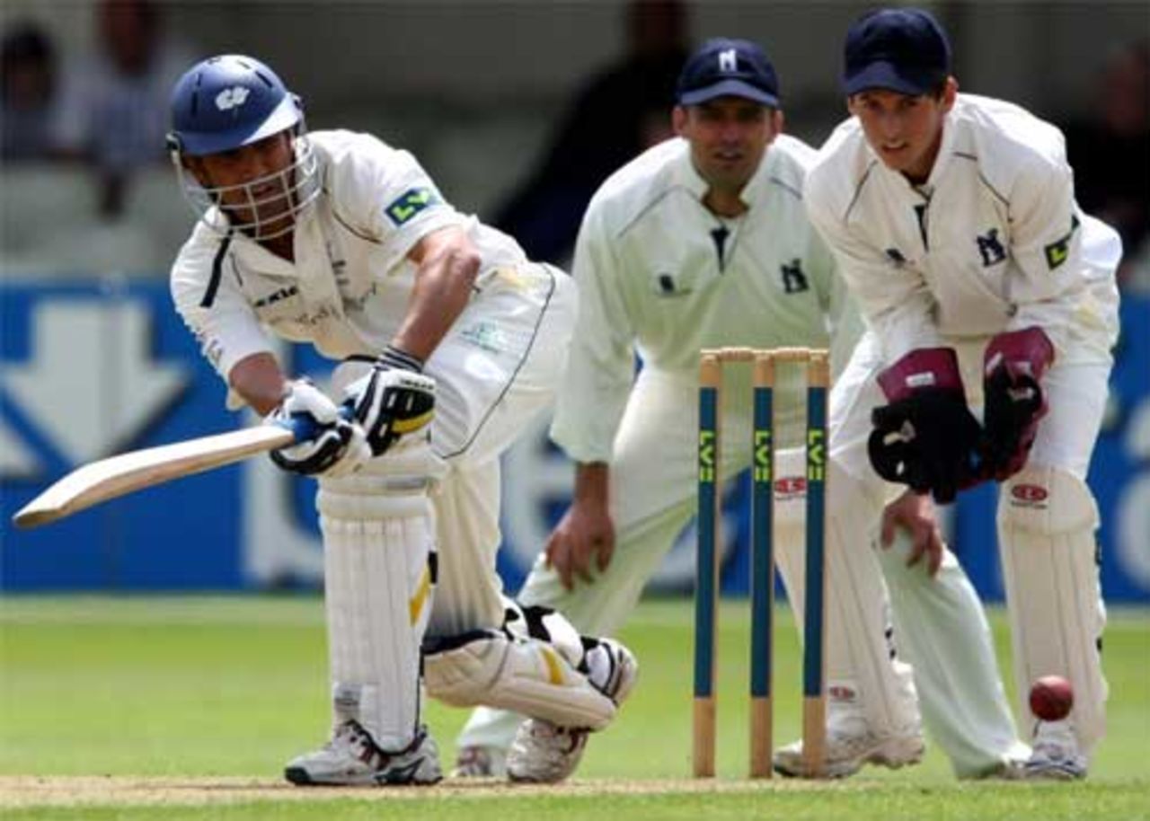 Younis Khan squeezed out 49, but could not eke out a fifty, Warwickshire v Yorkshire, County Championship, Edgbaston, July 14, 2007