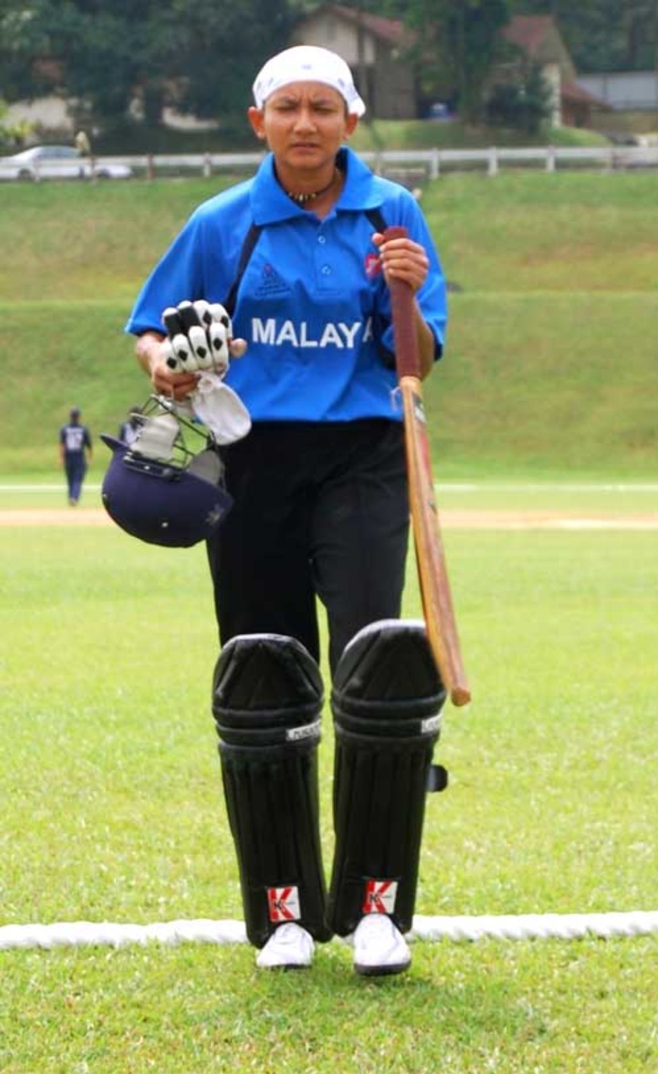 Arina Rahim, the Malaysian captain, after her side won their game against Thailand by 61 runs, Malaysia women v Thailand women, ACC women's tournament, Johor, July 16, 2007