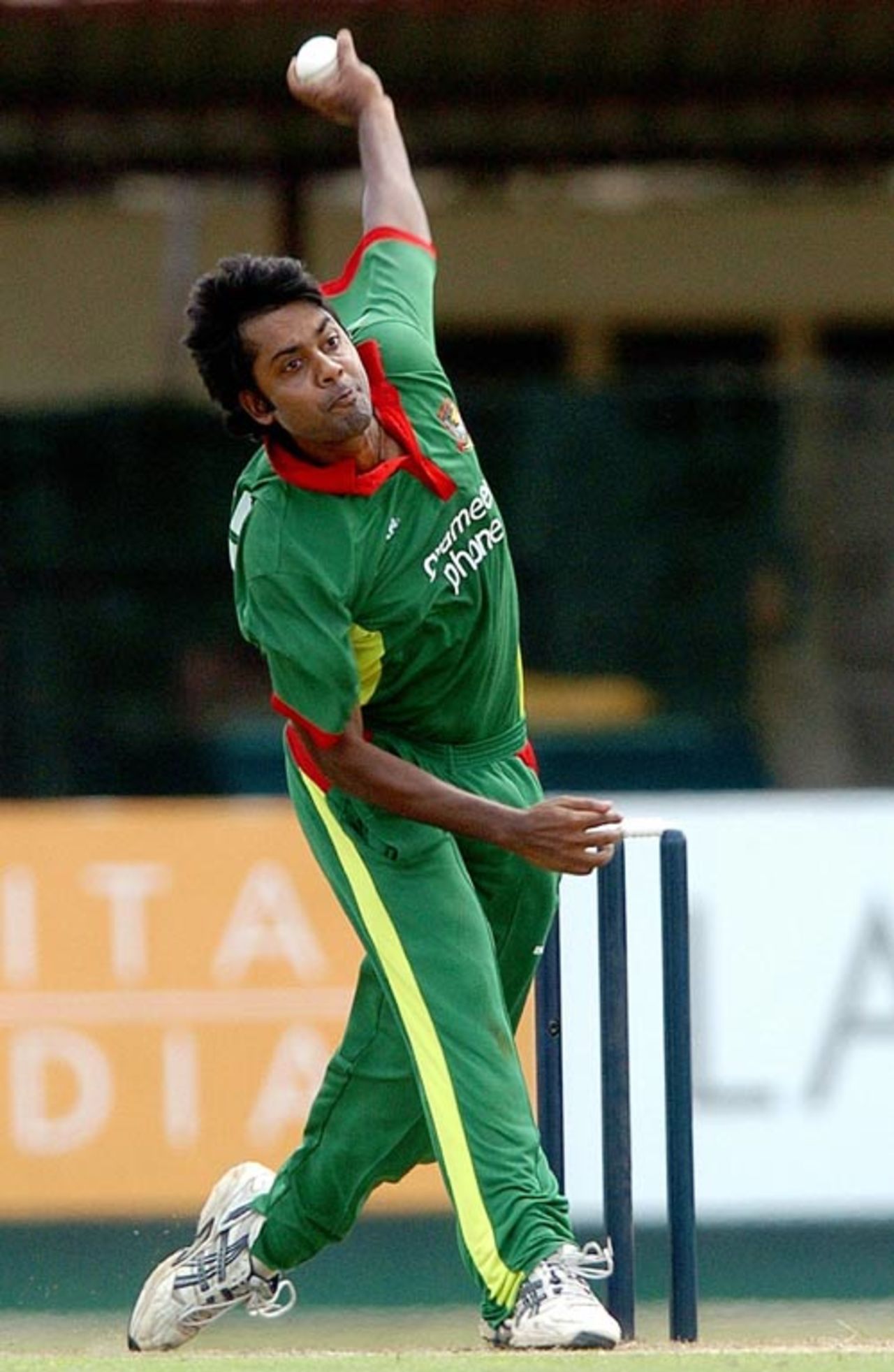 Syed Rasel took the wickets of Sanath Jayasuriya and Mahela Jayawardene, Sri Lanka v Bangladesh, 1st ODI, Colombo, July 20, 2007
