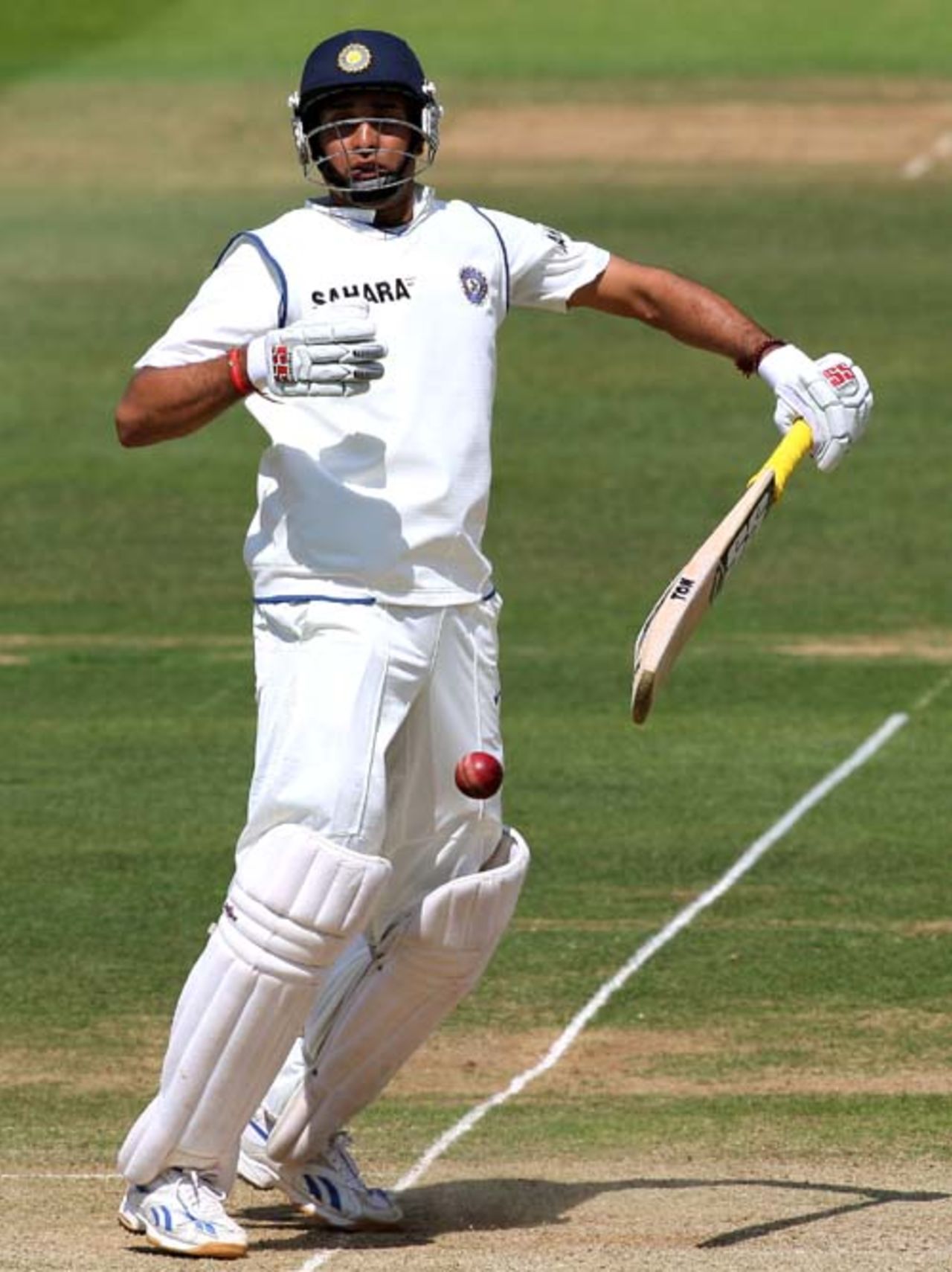 VVS Laxman fends off a short-pitched ball, England v India, 1st Test, Lord's, 3rd day, July 21, 2007