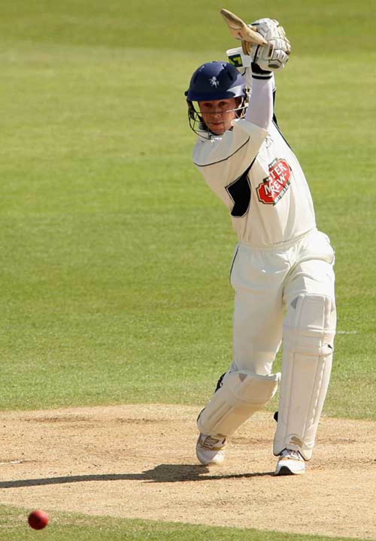 Geraint Jones drives another boundary during his 105, Kent v Warwickshire, County Championship, Canterbury, July 21, 2007