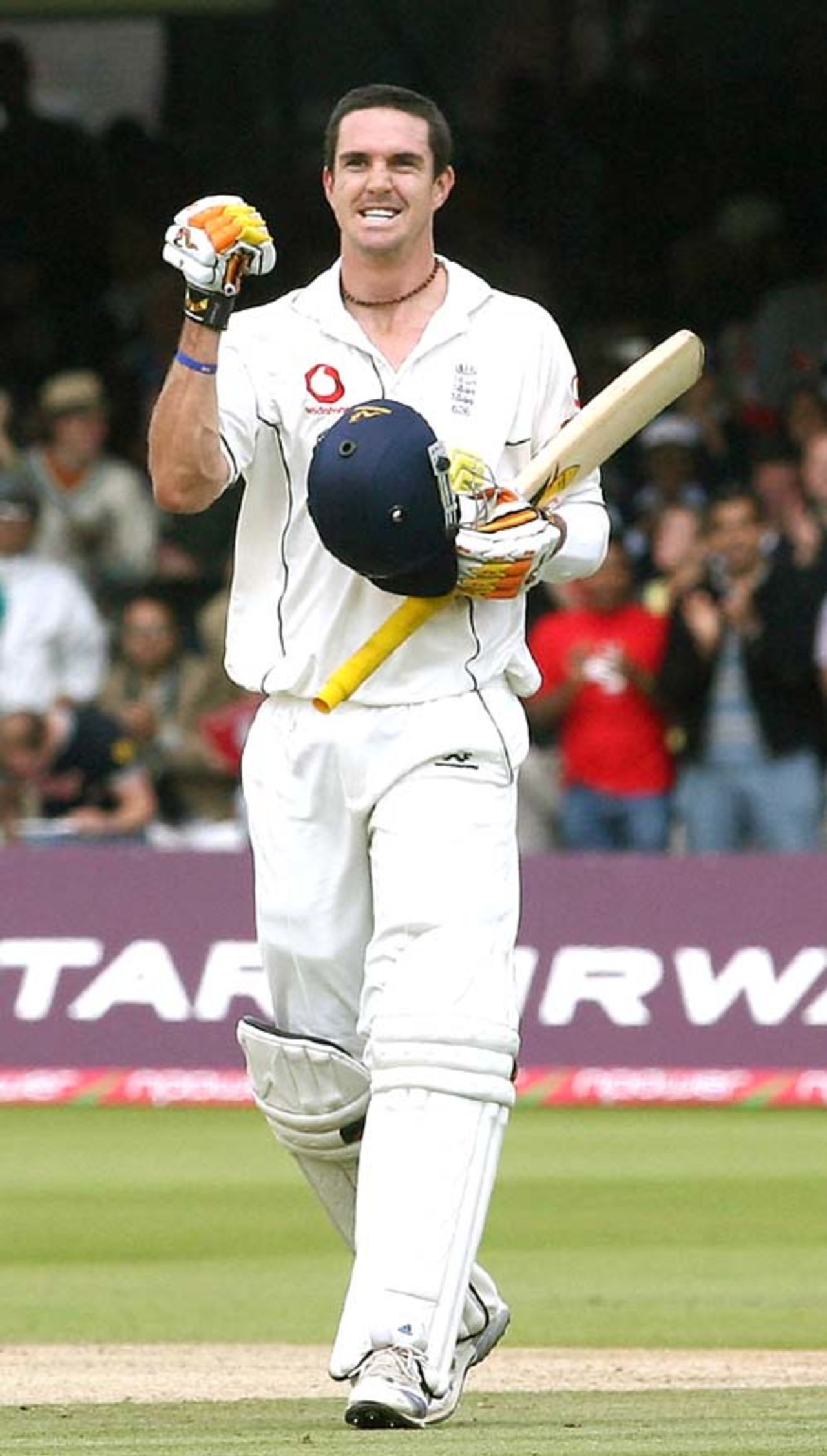 Kevin Pietersen took the Indian bowling by the scruff of the neck, England v India, 1st Test, Lord's, 4th day, July 22, 2007