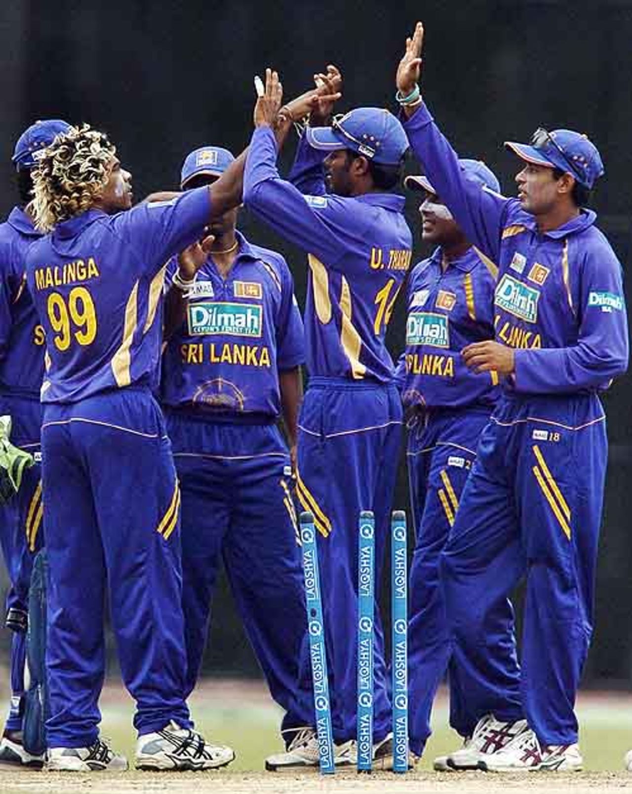 Lasith Malinga struck thrice triggering a top-order collapse, Sri Lanka v Bangladesh, 2nd ODI, Colombo, July 23, 2007