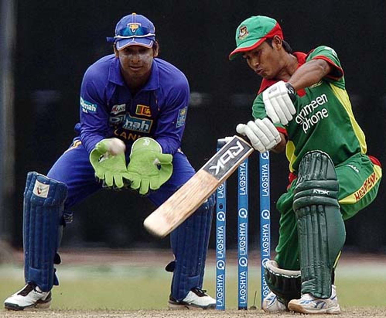 Mohammad Ashraful fell after scoring 29 off 59 deliveries, Sri Lanka v Bangladesh, 2nd ODI, Colombo, July 23, 2007