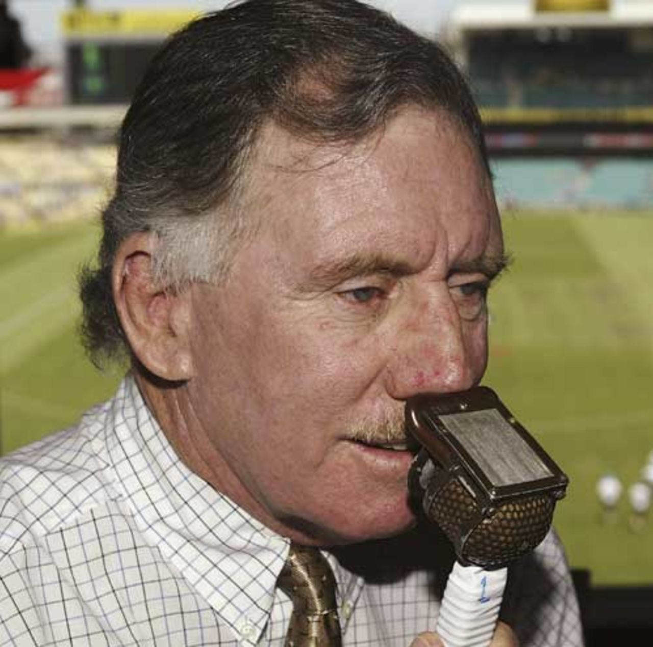 Nine Network Commentator Ian Chappell at the SCG on January 22, 2004 in Sydney, Australia