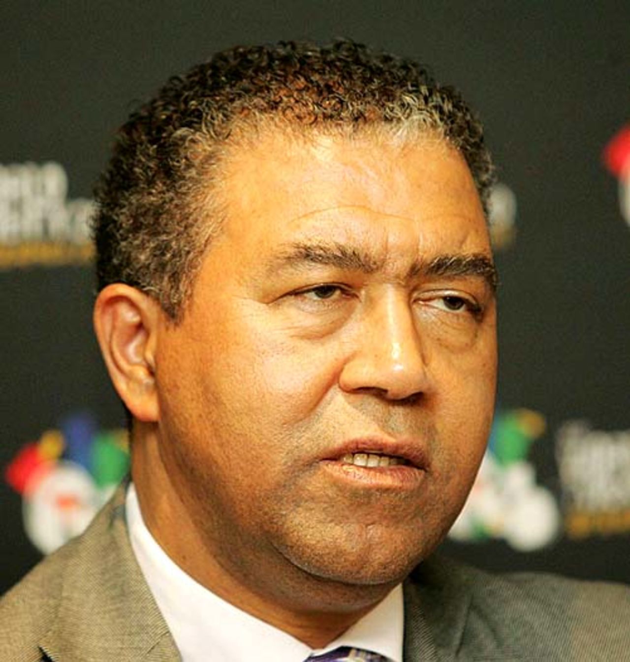 Norman Arendse, the president of Cricket South Africa, at the launch of the Twenty20 World Championships, Johannesburg, July 26, 2007