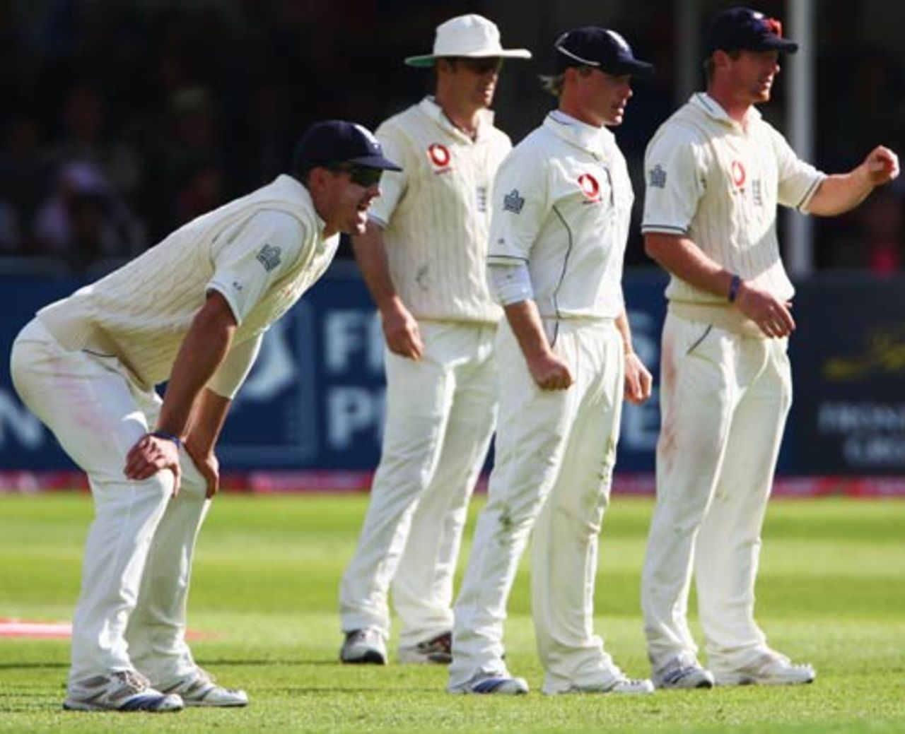 Kevin Pietersen indulges in verbal banter with Zaheer Khan, England v India, 2nd Test, Trent Bridge, 3rd day, July 29, 2007