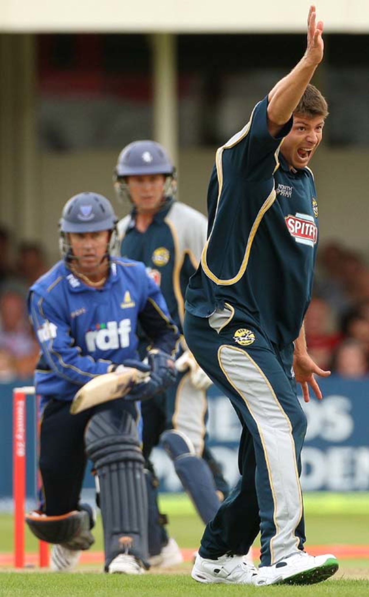 Simon Cook makes an unsuccessful appeal against Murray Goodwin, Kent v Sussex, Twenty20 Cup, 2nd semi-final, Edgbaston, August 4, 2007