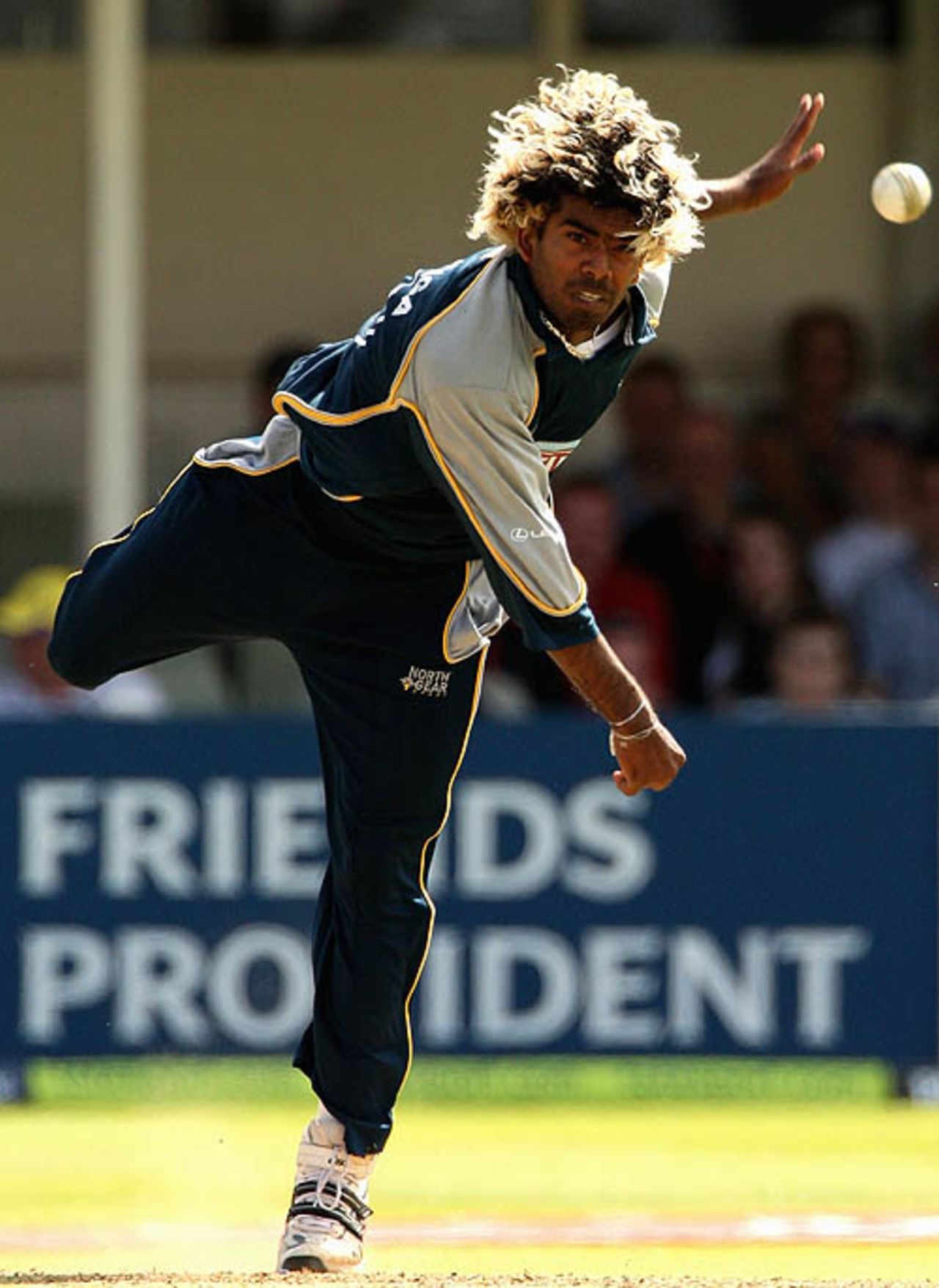 Lasith Malinga picked up three wickets as Sussex were bowled out for 140, Kent v Sussex, Twenty20 Cup, 2nd semi-final, Edgbaston, August 4, 2007