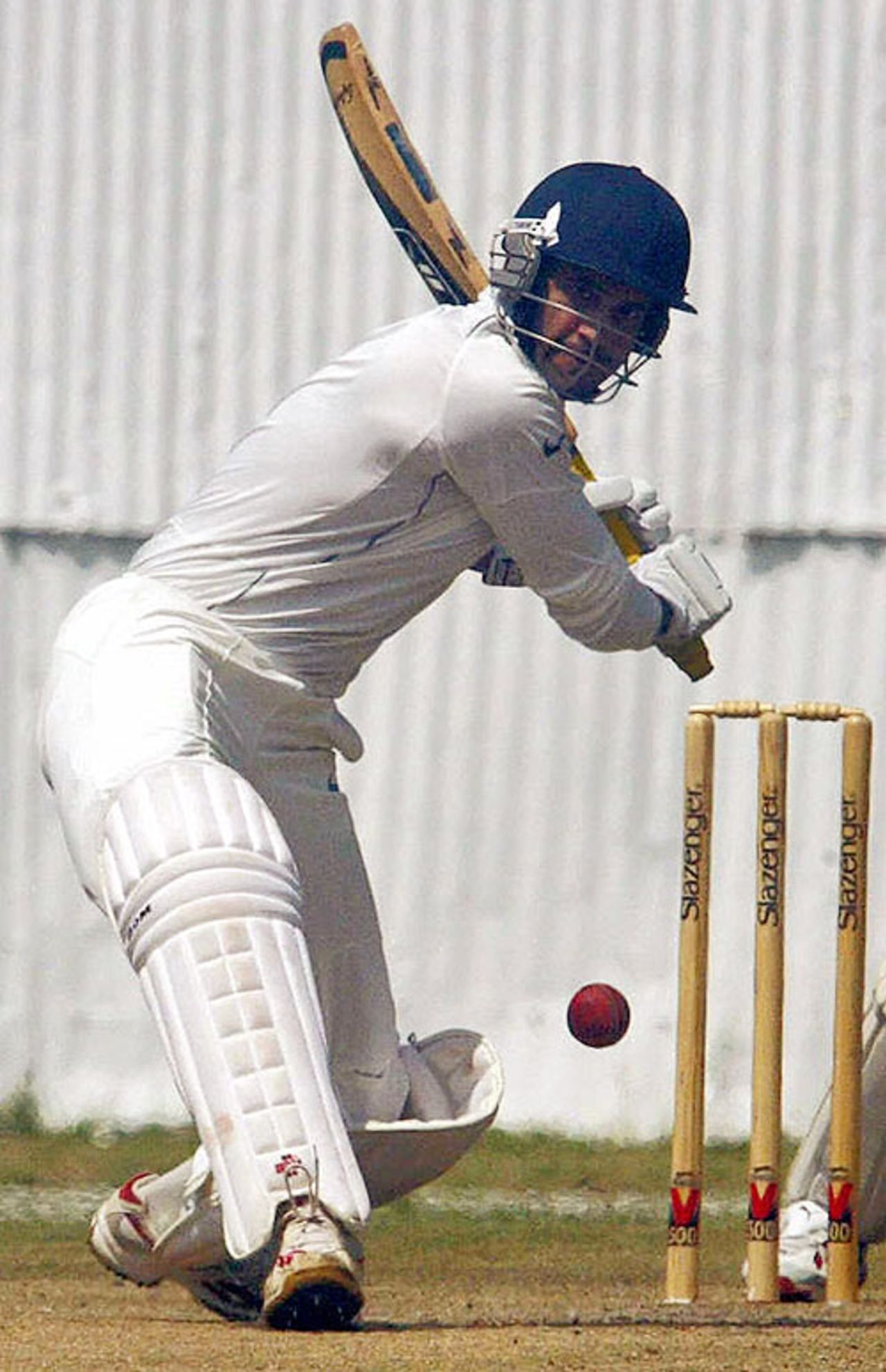 Irfan Pathan prepares to hit out during his innings of 32, Kenya v India A, 1st match, Mombasa, 2nd day, August 6, 2007