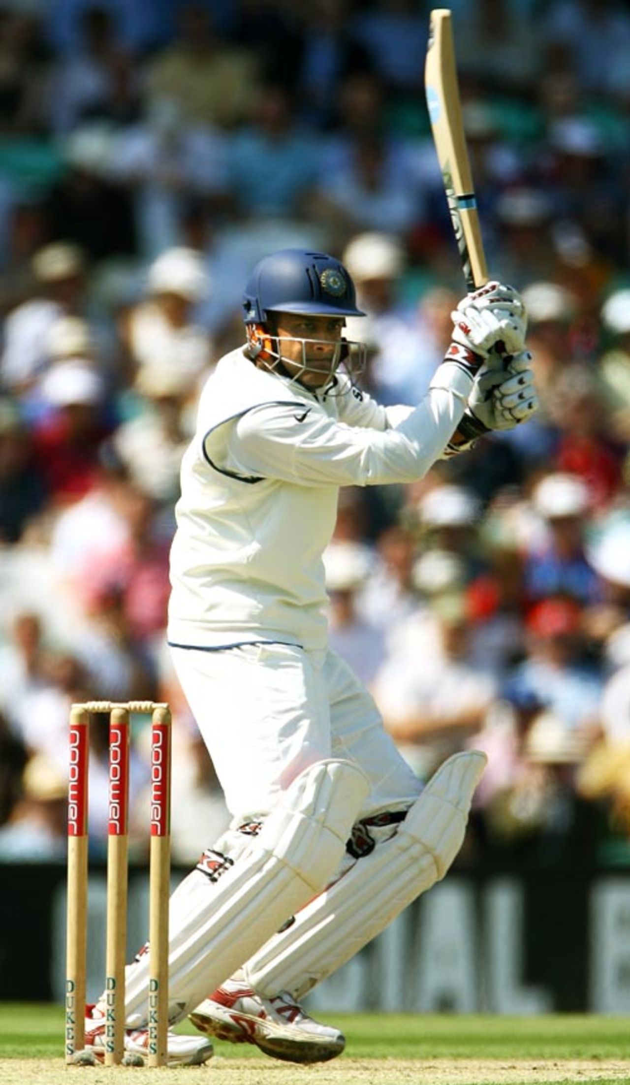 Anil Kumble late-cuts, England v India, 3rd Test, The Oval, 2nd day, August 10, 2007