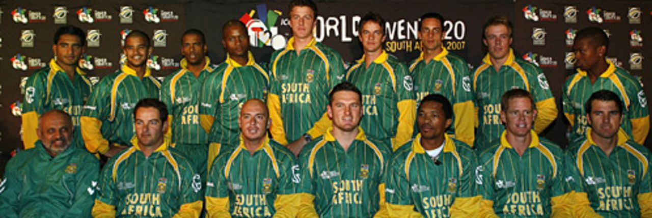 South Africa's Twenty20 squad, Cape Town, August 11, 2007