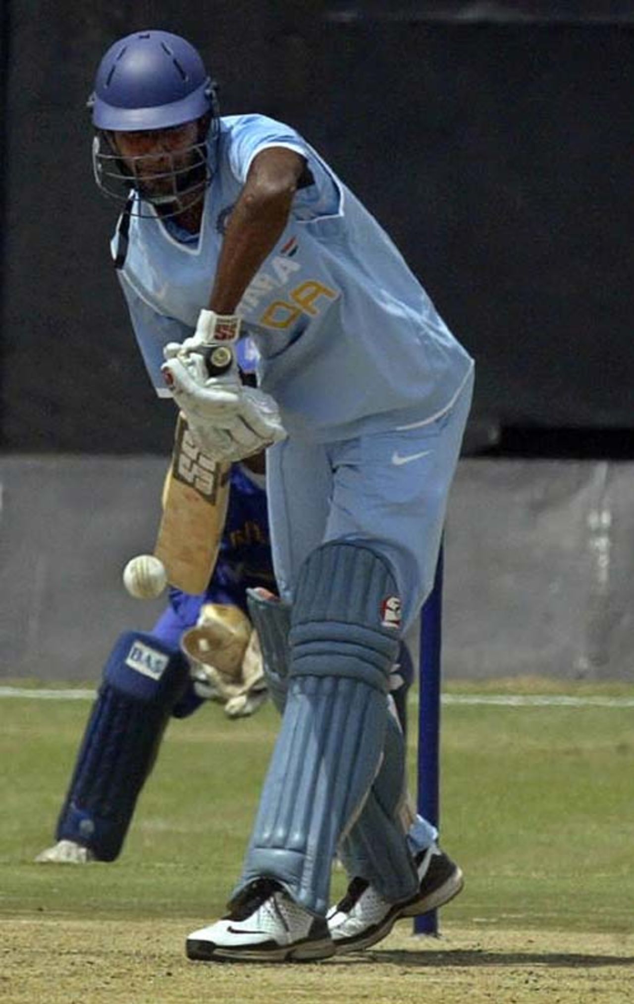 Yo Mahesh bats against Sri Lanka A, India A v Sri Lanka A, 2nd match, Nairobi, August 15, 2007