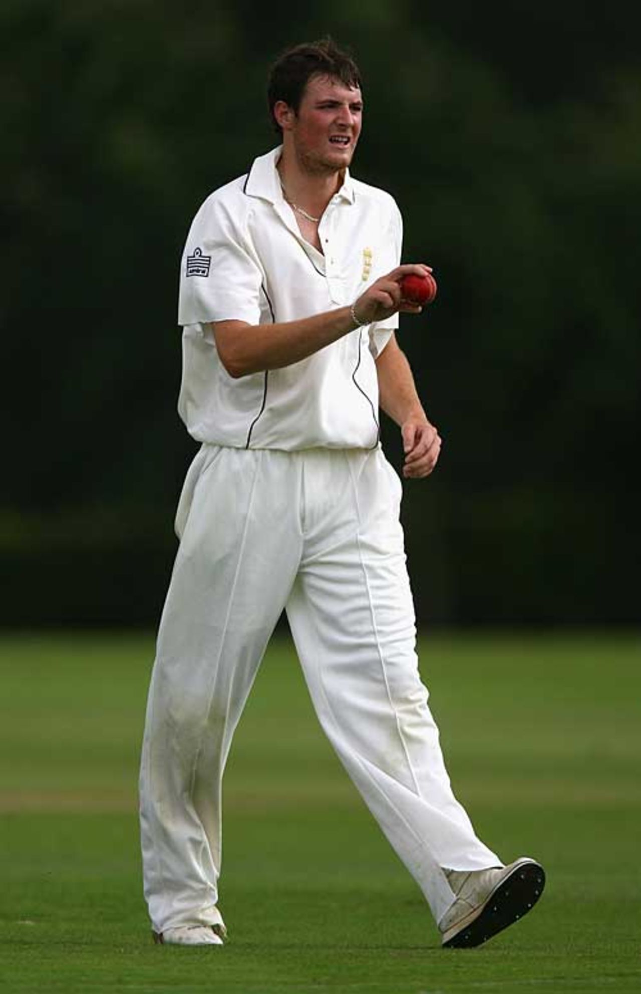 Andrew Miller claimed two wickets in Pakistan's innings, England U-19 v Pakistan U-19, 1st ODI, Shenley, August 15, 2007