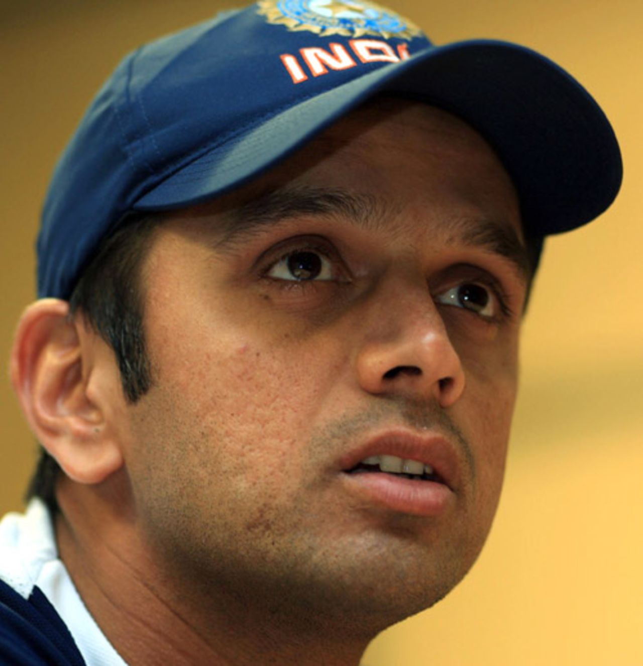 Rahul Dravid at a press conference ahead of the first ODI of the NatWest series between England and India, the Rose Bowl, 20 August, 2007
