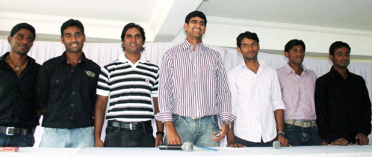The seven Hyderabad players who joined the ICL, Hyderabad, August 22, 2007