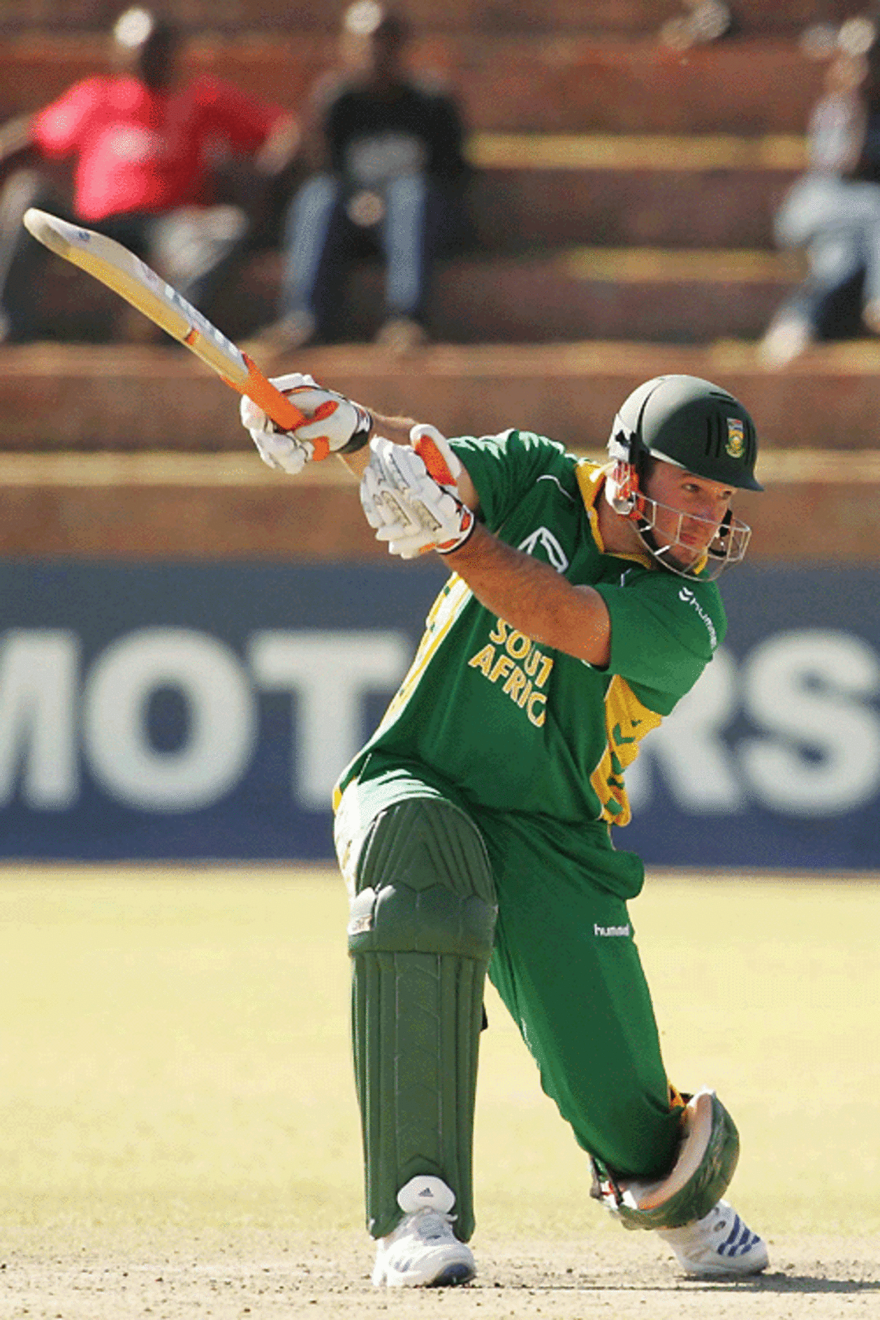 Graeme Smith on his way to 50, Zimbabwe v South Africa, 1st ODI, Bulawayo, August 22, 2007