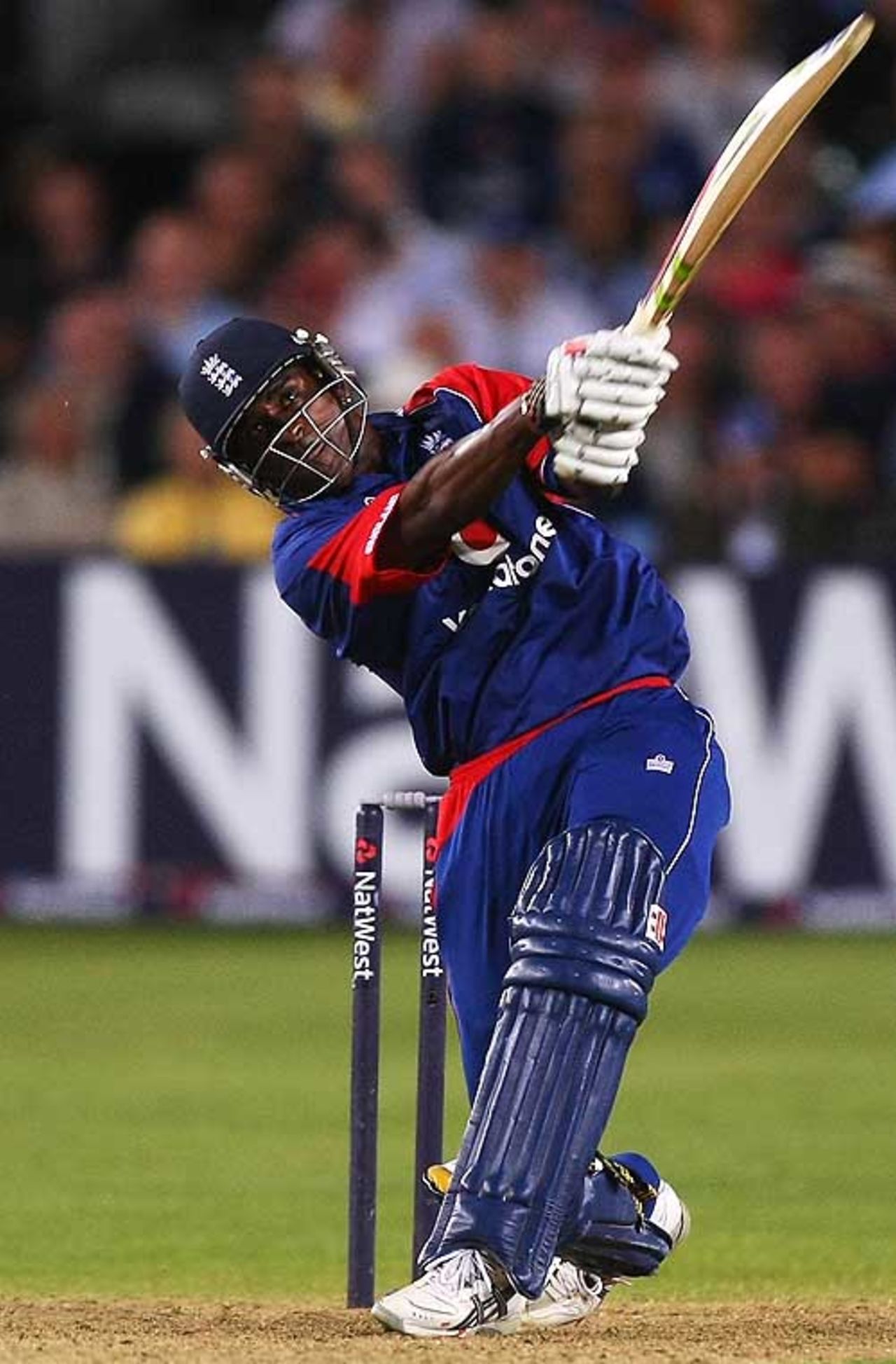 Dimitri Mascarenhas fetches one of his five sixes, England v India, 2nd ODI, Bristol, August 24, 2007