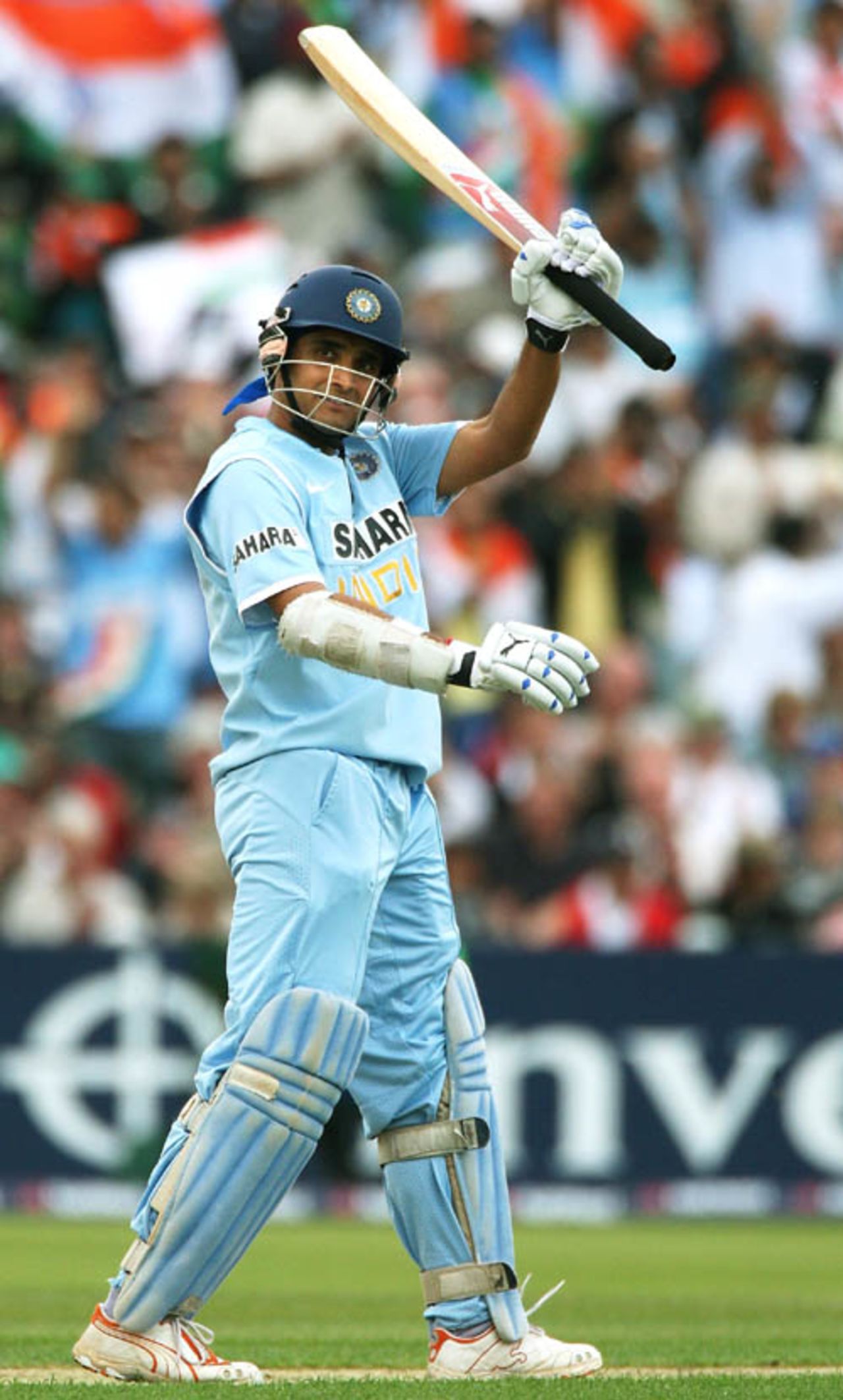 Sourav Ganguly's fifty contained seven boundaries, England v India, 3rd ODI, Edgbaston, August 27, 2007