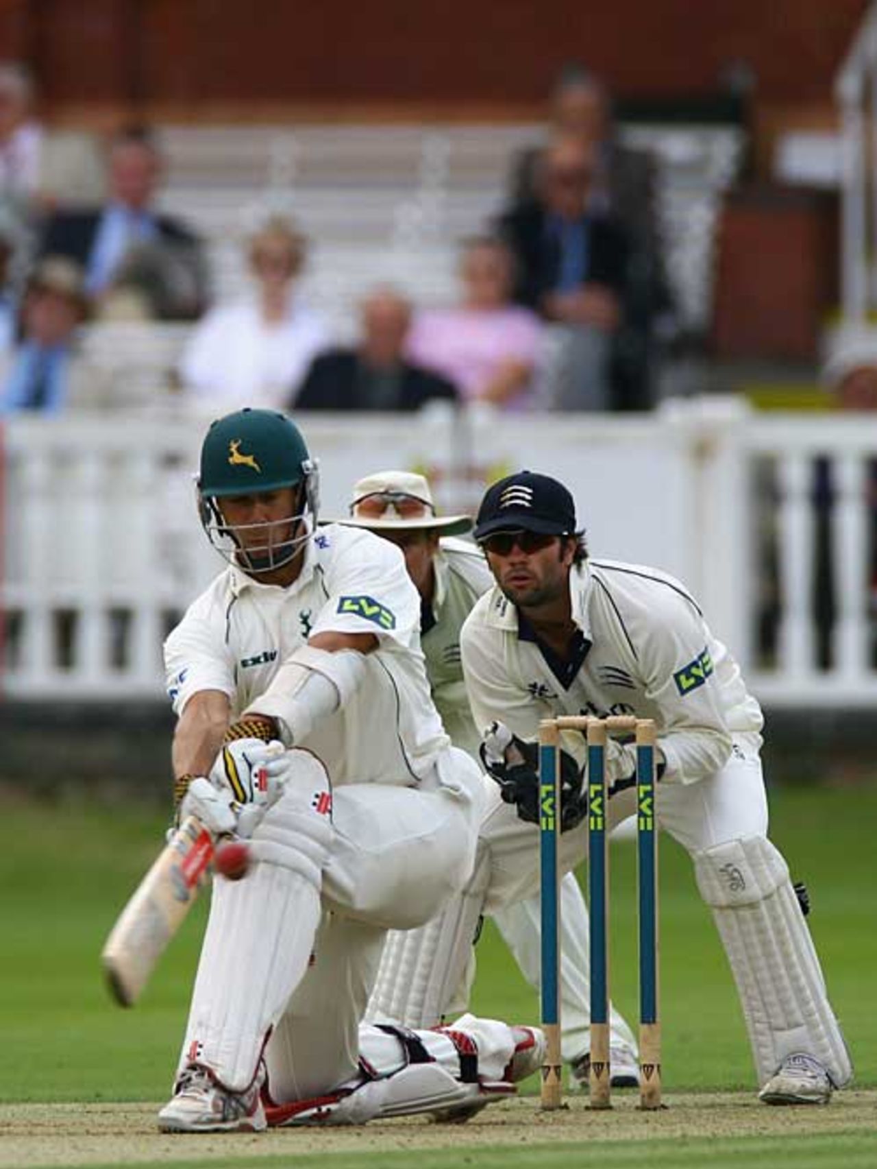 Mark Wagh sweeps as Nottinghamshire make a solid start at Lord's, Middlesex v Nottinghamshire, County Championship, Lord's, August 29, 2007
