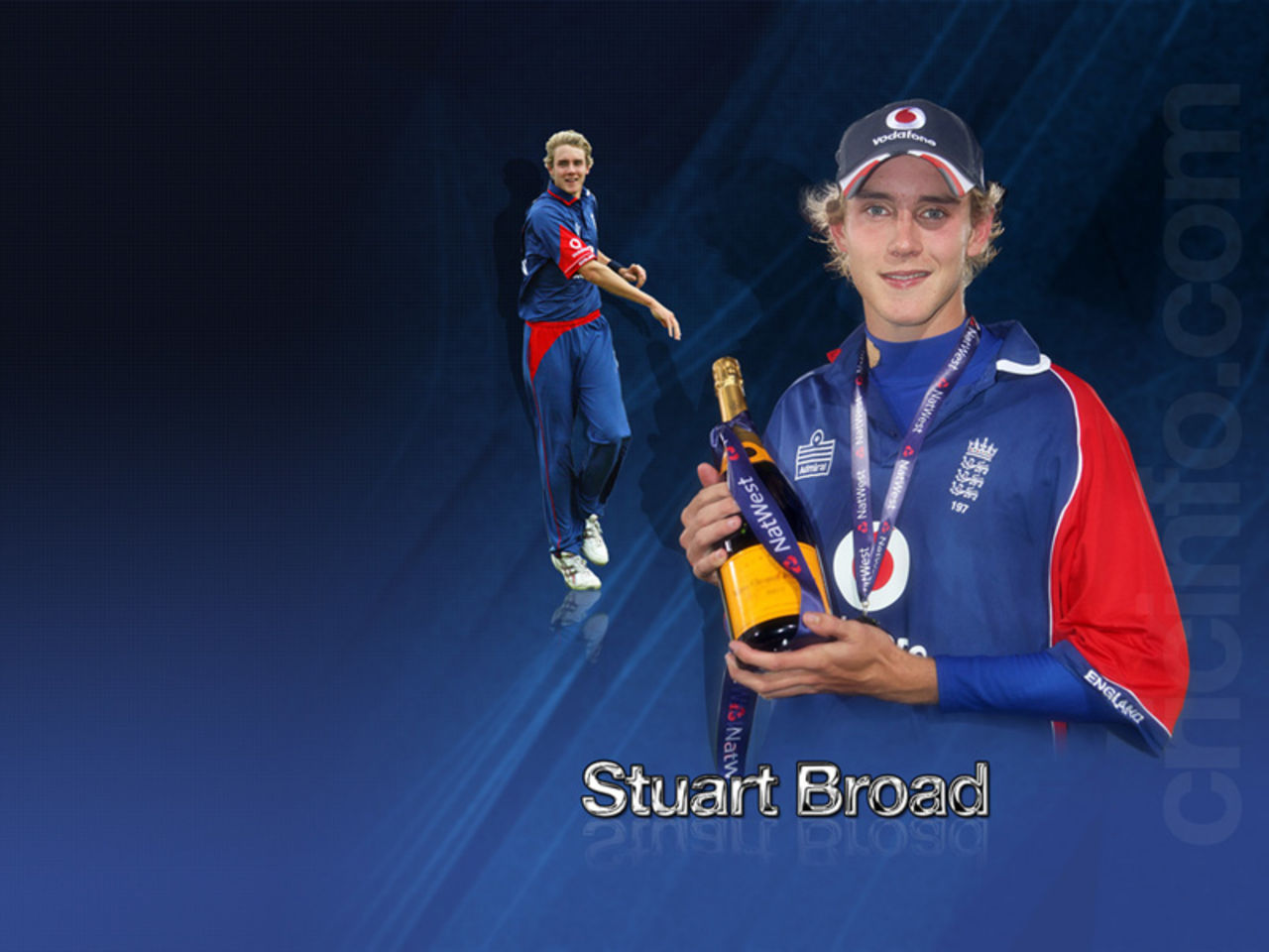 Man-of-the-match Stuart Broad, 4th ODI, England v India