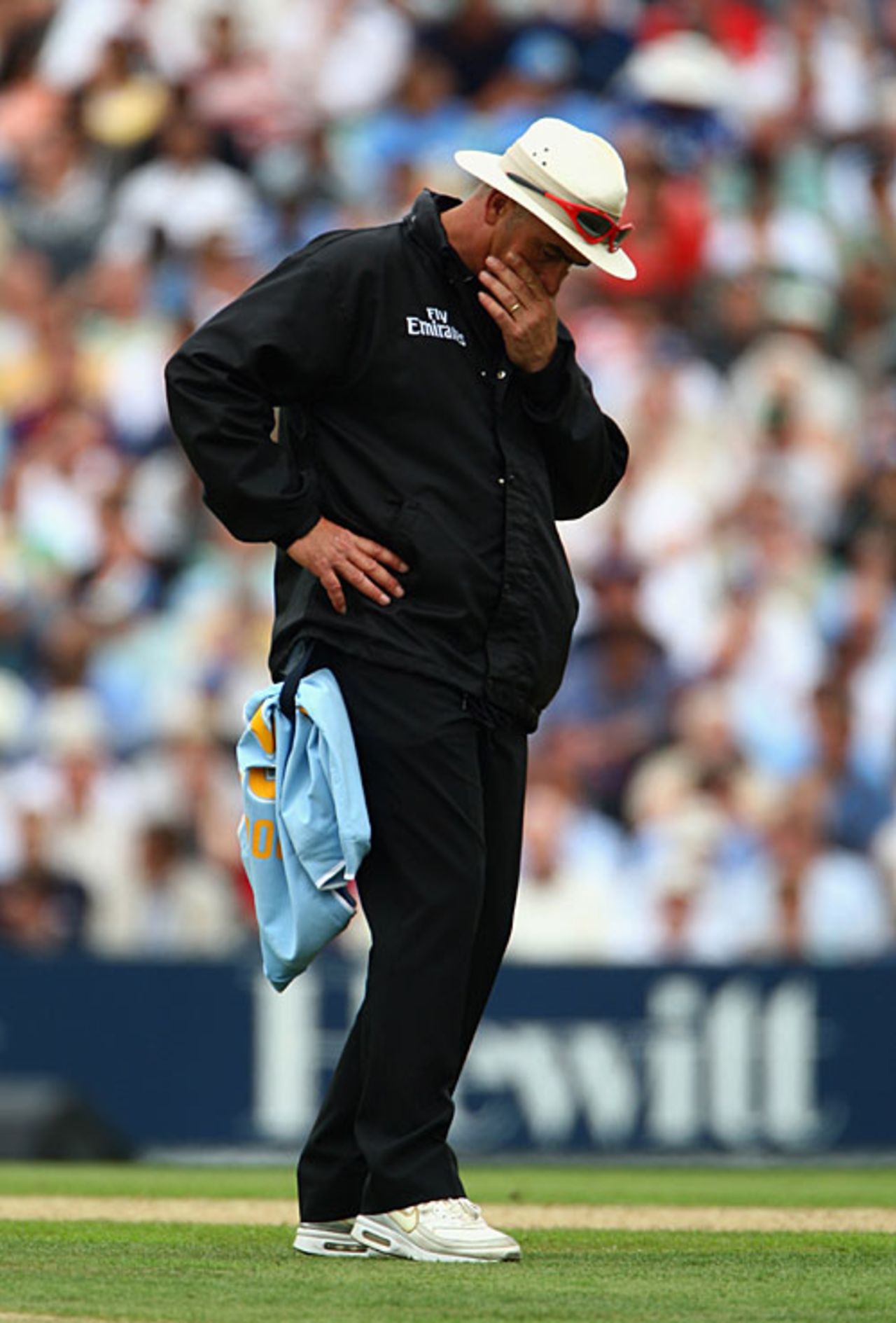 Peter Hartley was standing in his first one-day international, England v India, 6th ODI, The Oval, September 5, 2007
