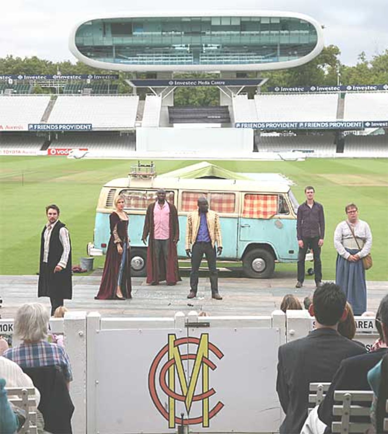 It's Shakespeare... but not as we know it. Thespians tread the Lord's boards
