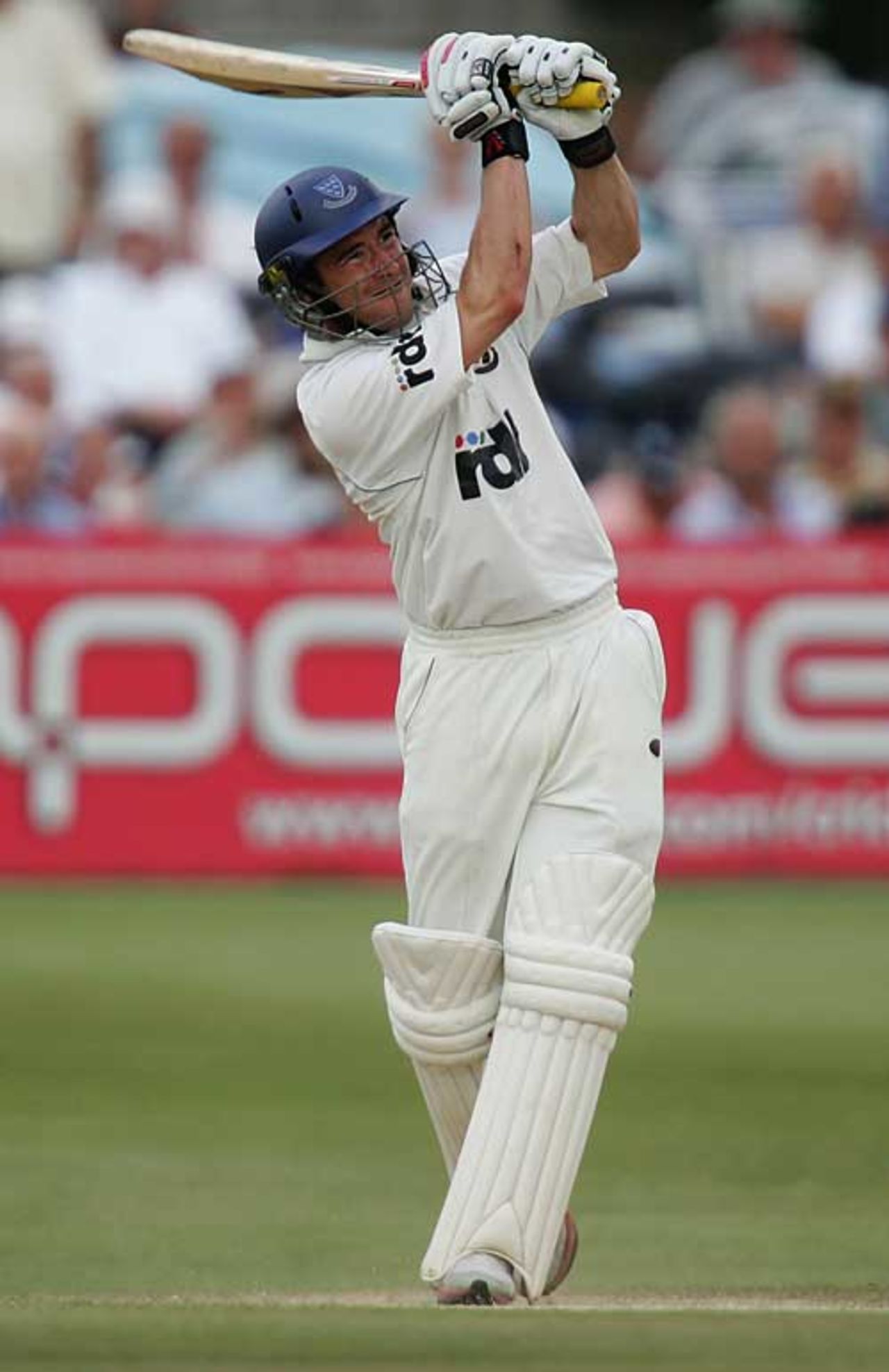 Andy Hodd goes over the top in his 123, Sussex v Yorkshire, County Championship, Hove, September 6, 2007