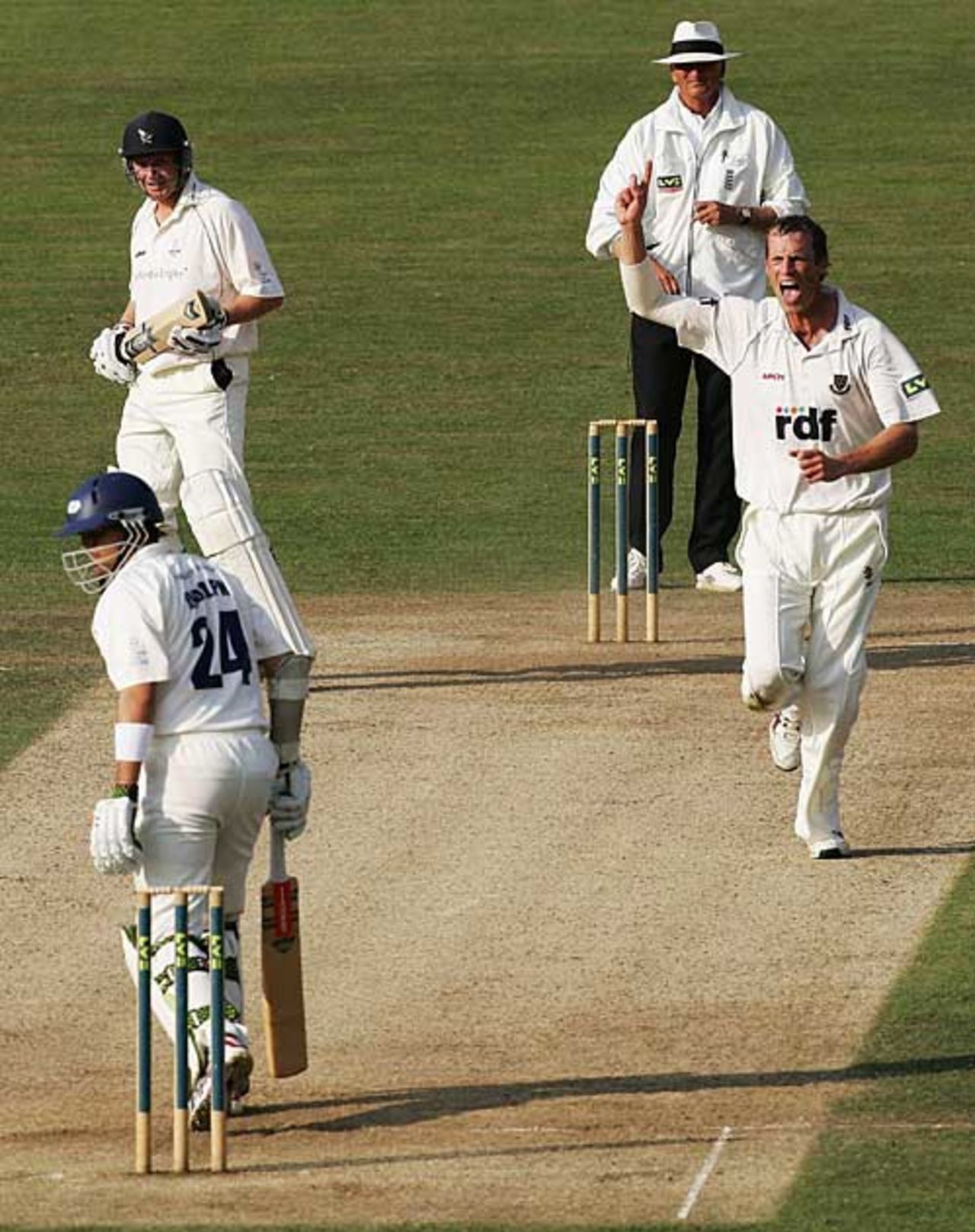 Robin Martin-Jenkins has Jacques Rudolph caught behind, Sussex v Yorkshire, County Championship, Hove, September 6, 2007