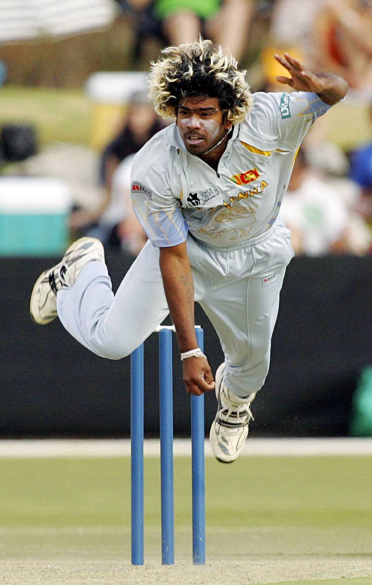 Lasith Malinga took 2 for 10 off three overs, South Africa v Sri Lanka, warm-up match, ICC World Twenty20, Potchefstroom, September 8, 2007